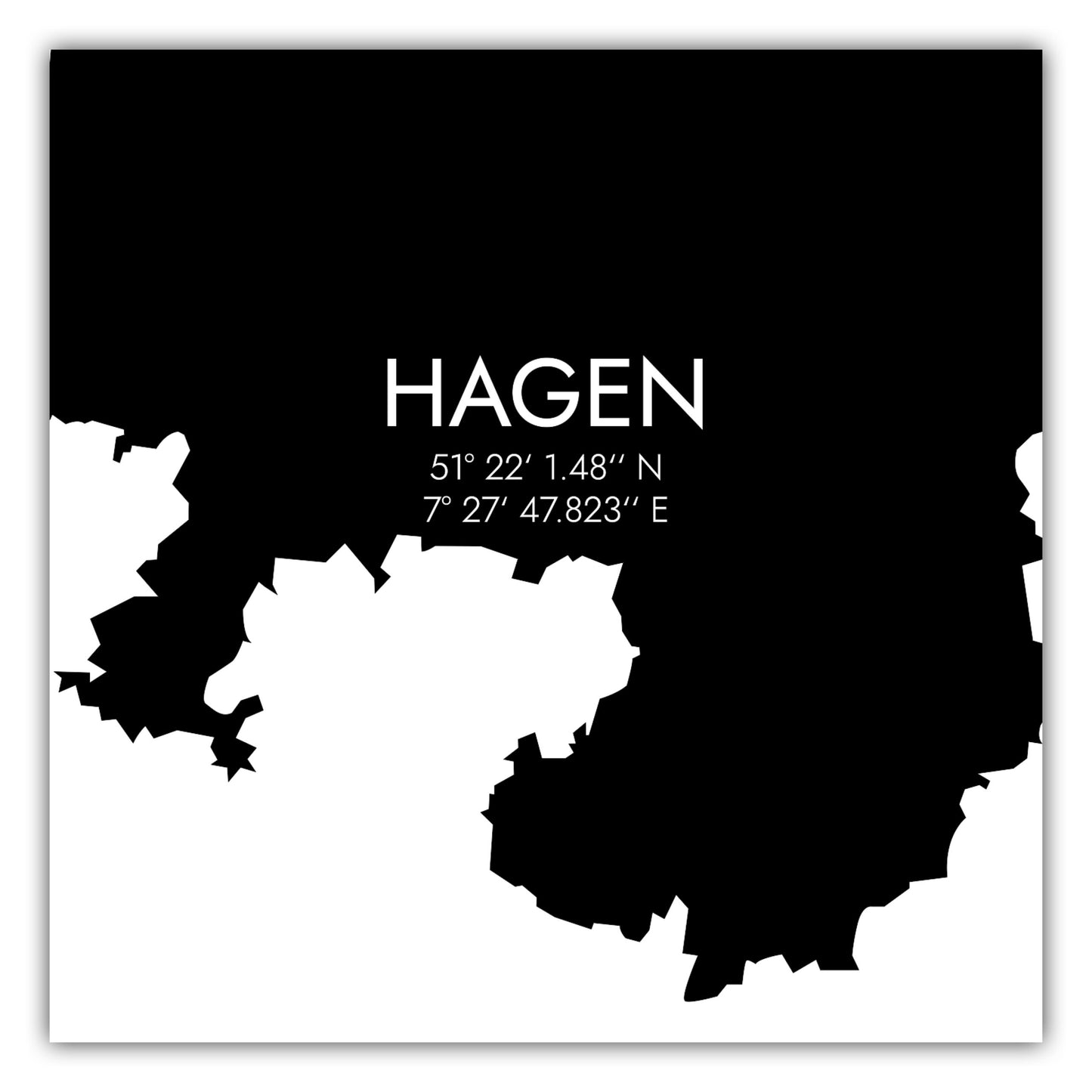 Poster Hagen Koordinaten #5