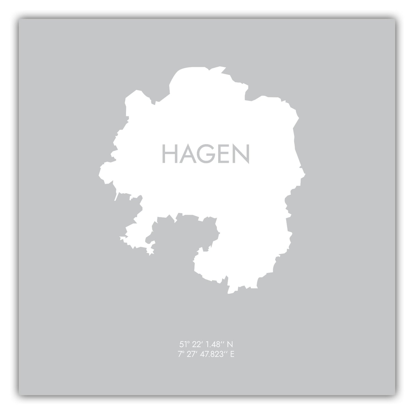 Poster Hagen Koordinaten #6