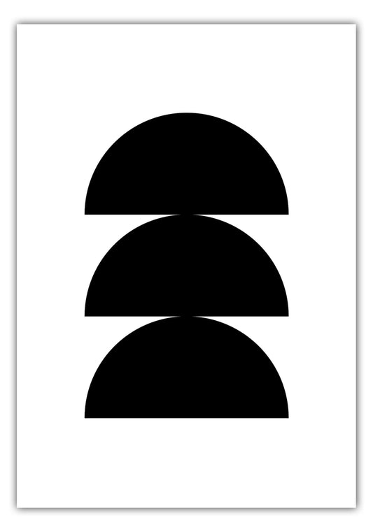 Poster Half Circles - Halbkreise