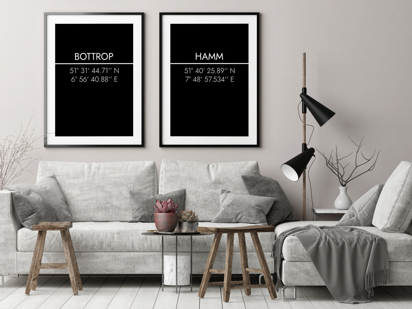 Poster Hamm Koordinaten #2