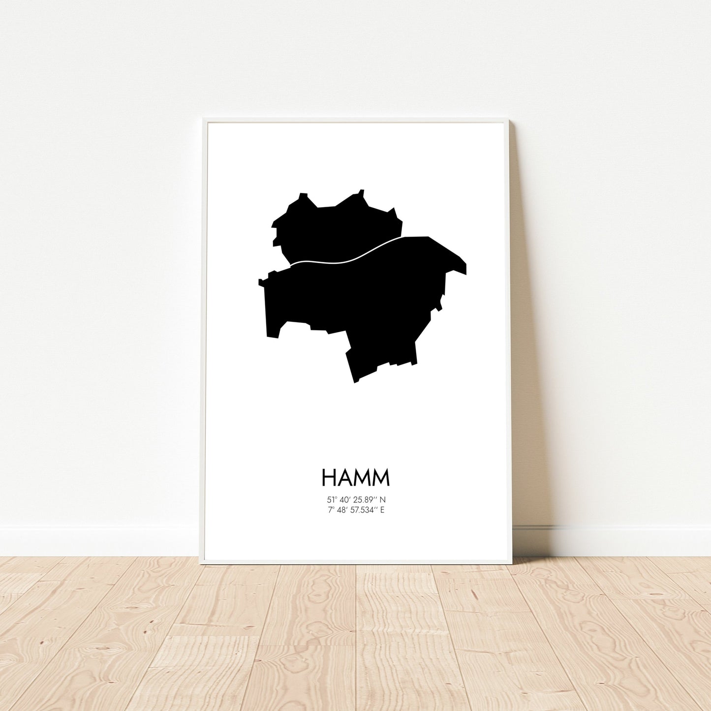 Poster Hamm Koordinaten #3