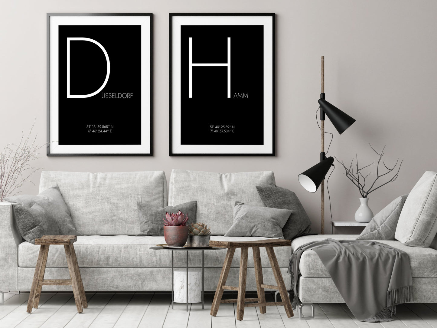 Poster Hamm Koordinaten #4