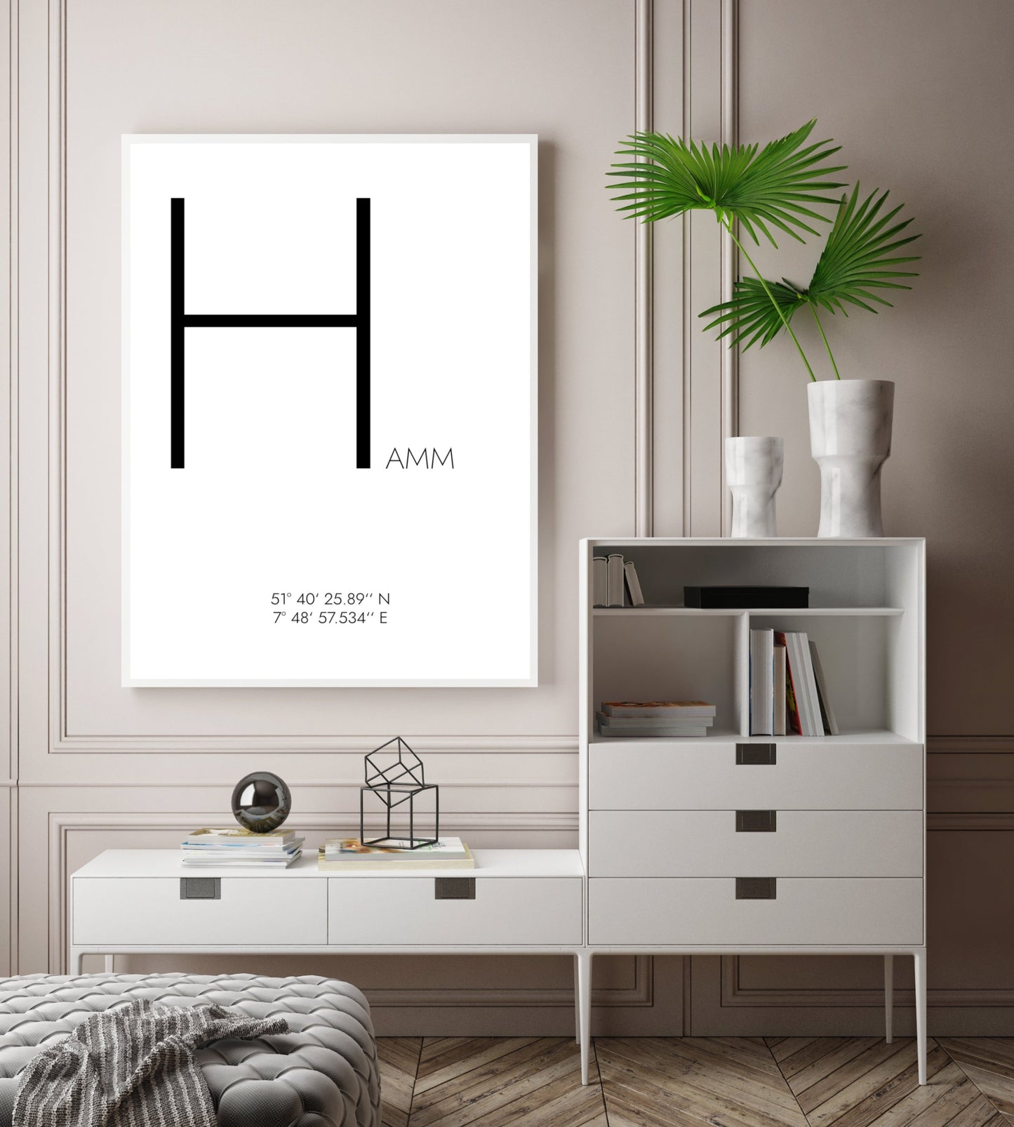 Poster Hamm Koordinaten #4