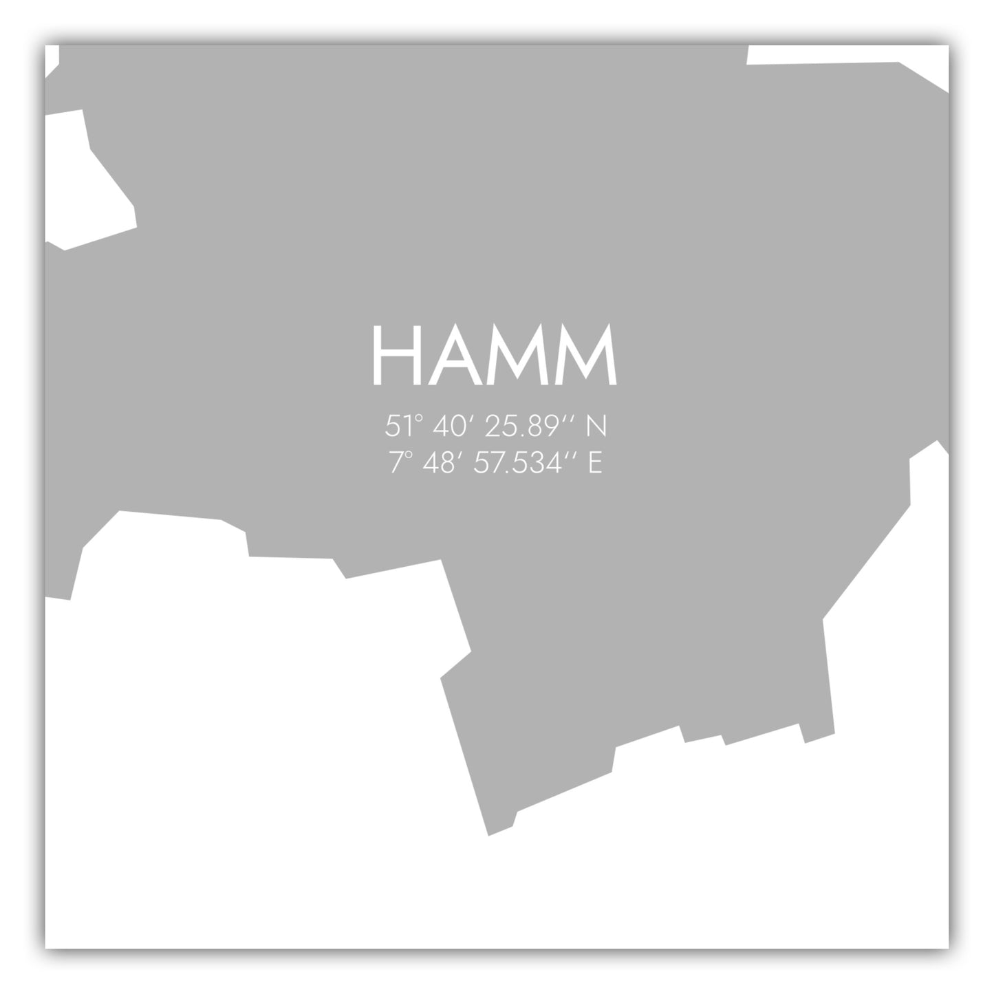 Poster Hamm Koordinaten #5