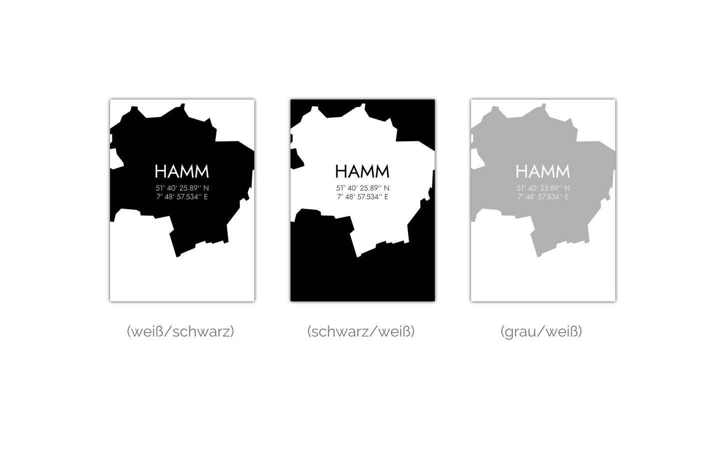 Poster Hamm Koordinaten #5