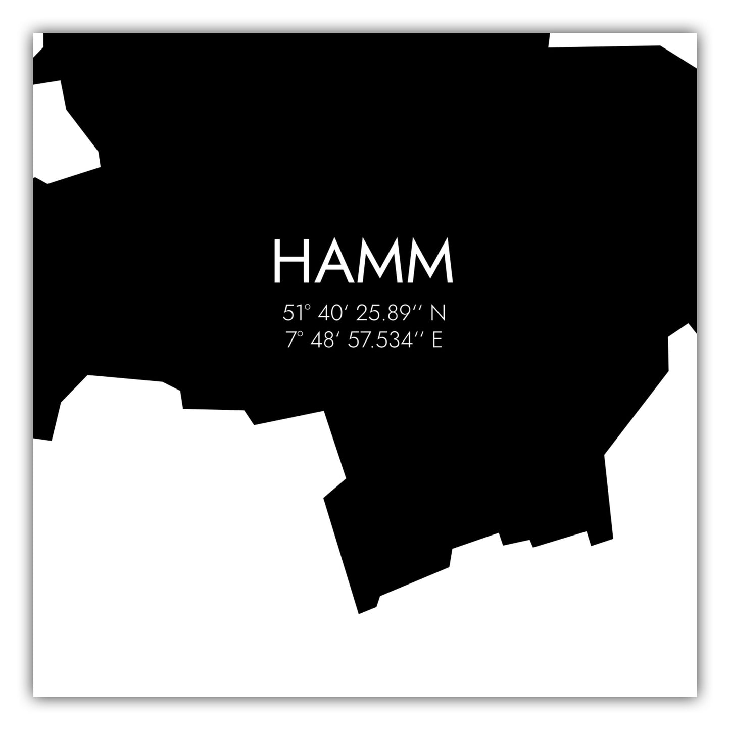 Poster Hamm Koordinaten #5