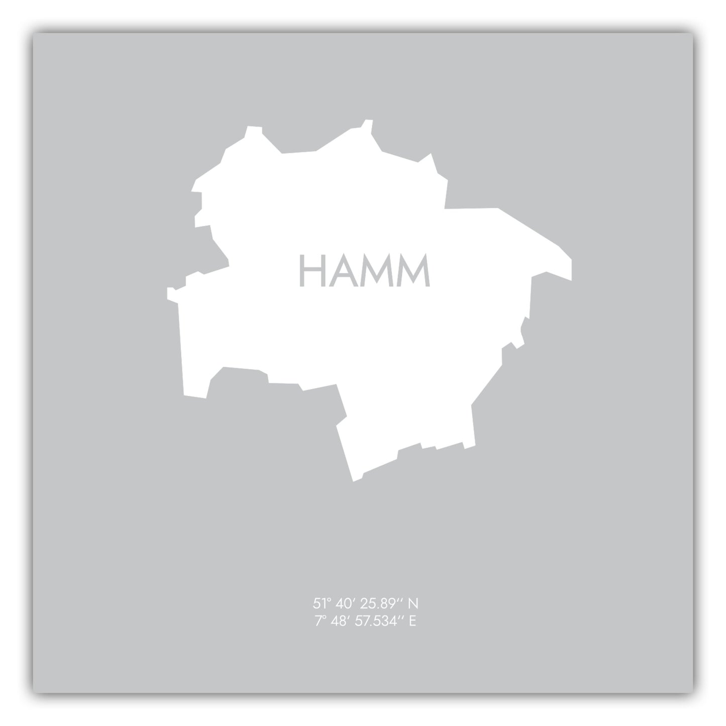 Poster Hamm Koordinaten #6