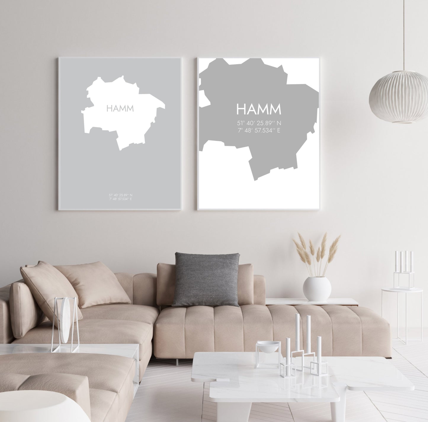 Poster Hamm Koordinaten #6