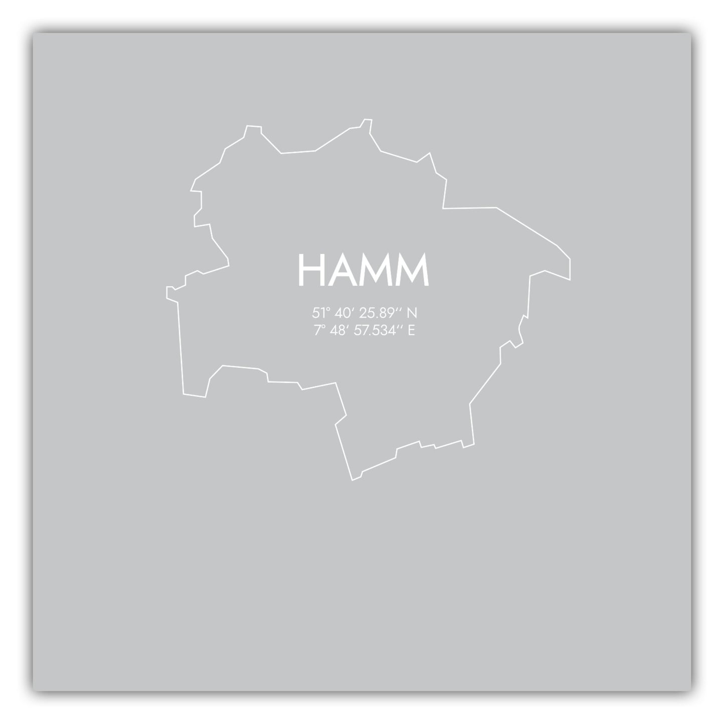 Poster Hamm Koordinaten #7