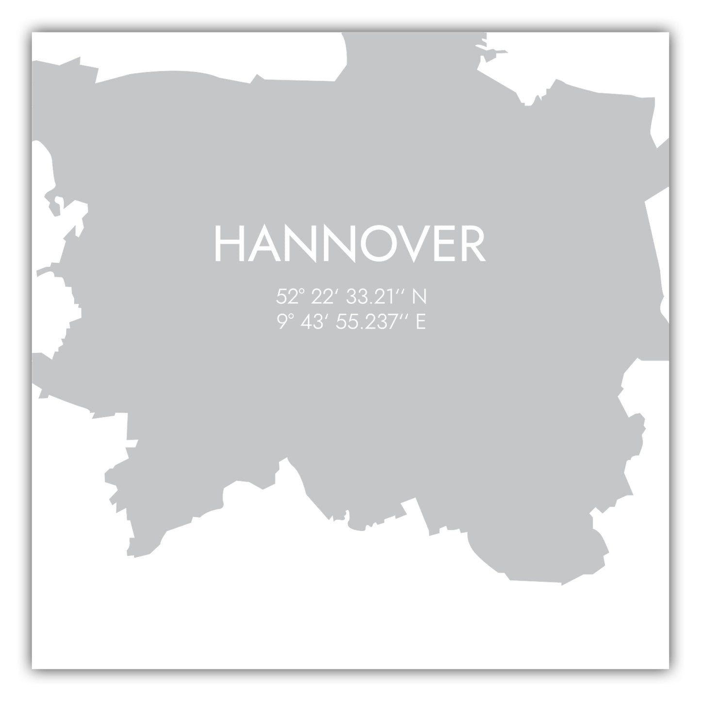 Poster Hannover Koordinaten #5
