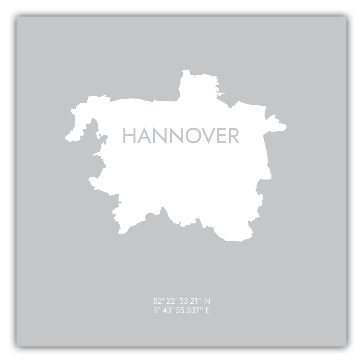 Poster Hannover Koordinaten #6