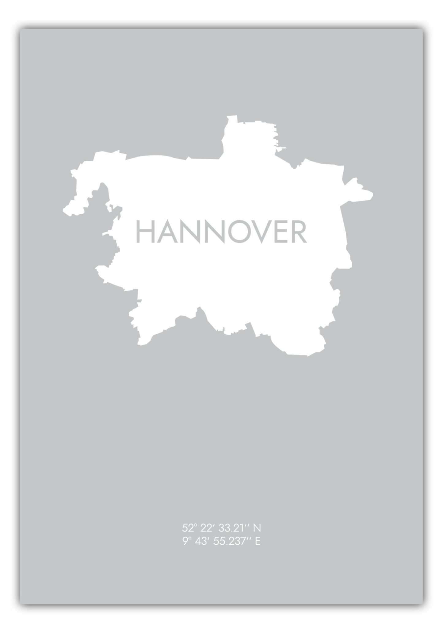 Poster Hannover Koordinaten #6