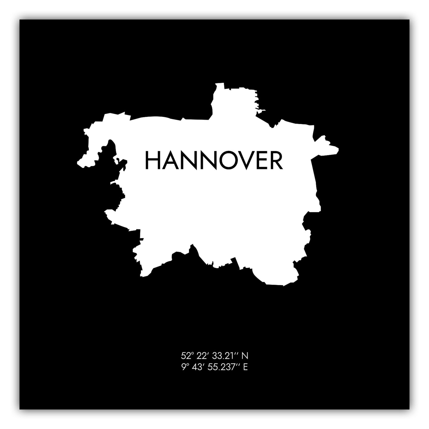 Poster Hannover Koordinaten #6