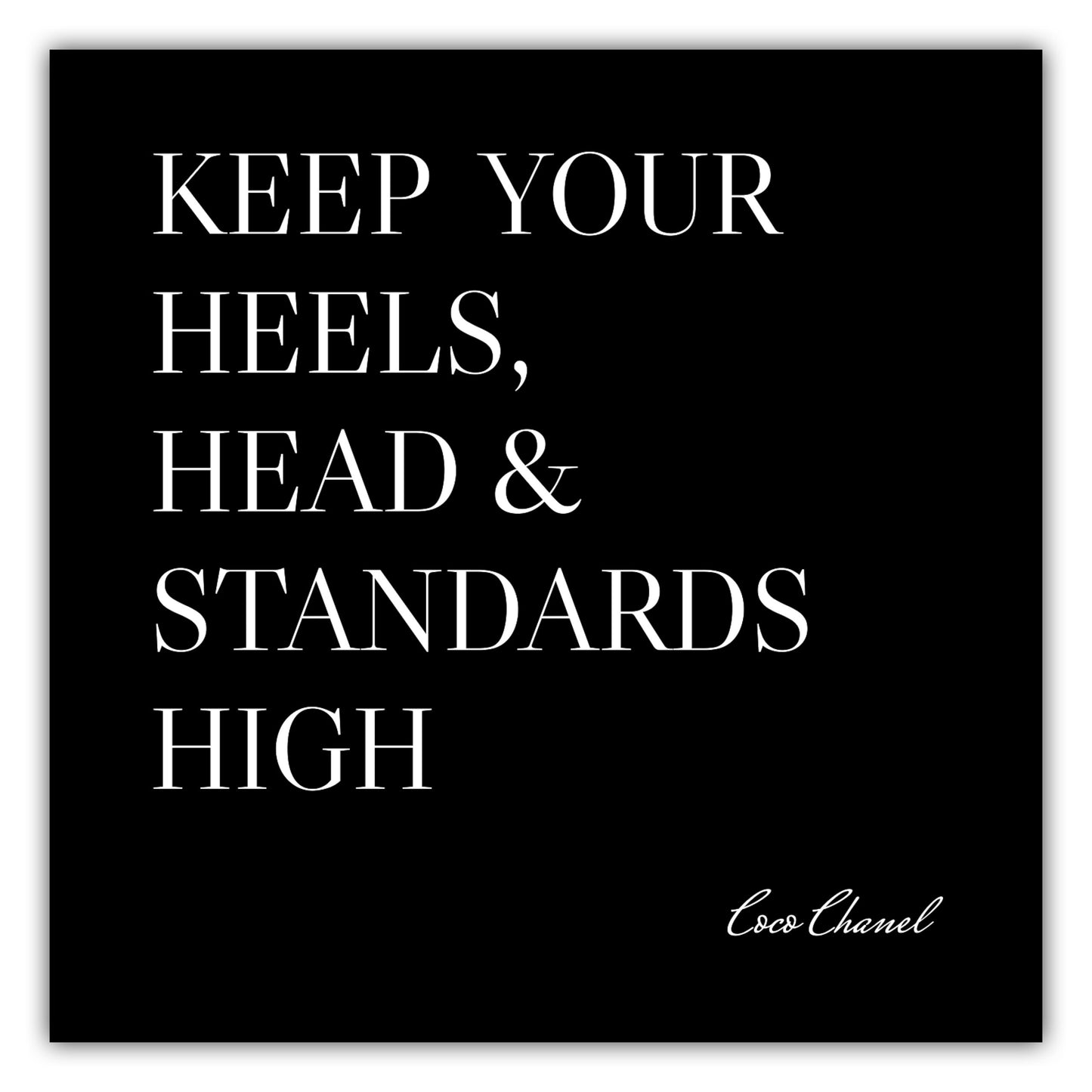Poster Heels, Head & Standards #1