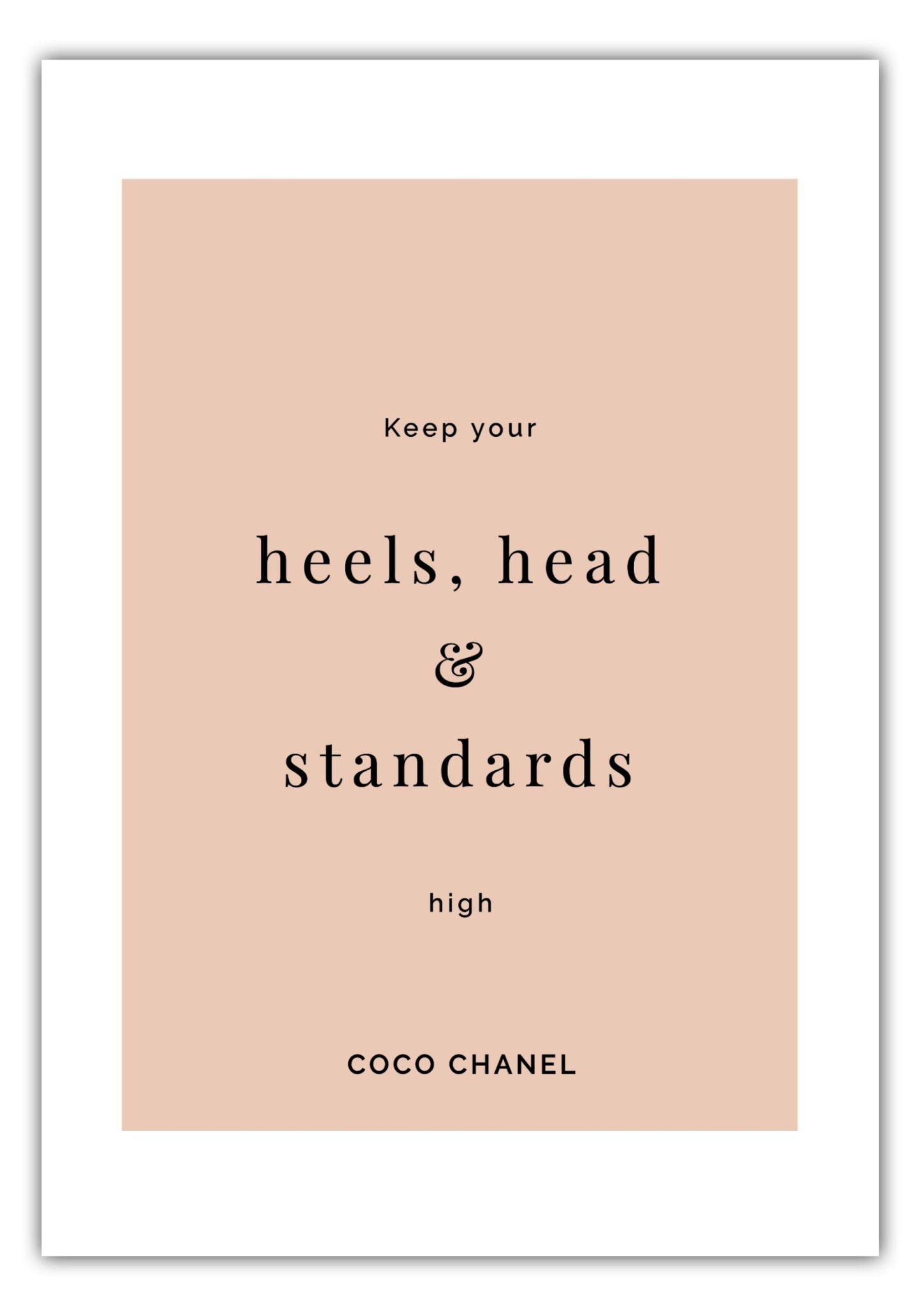 Poster Heels, Head & Standards #2