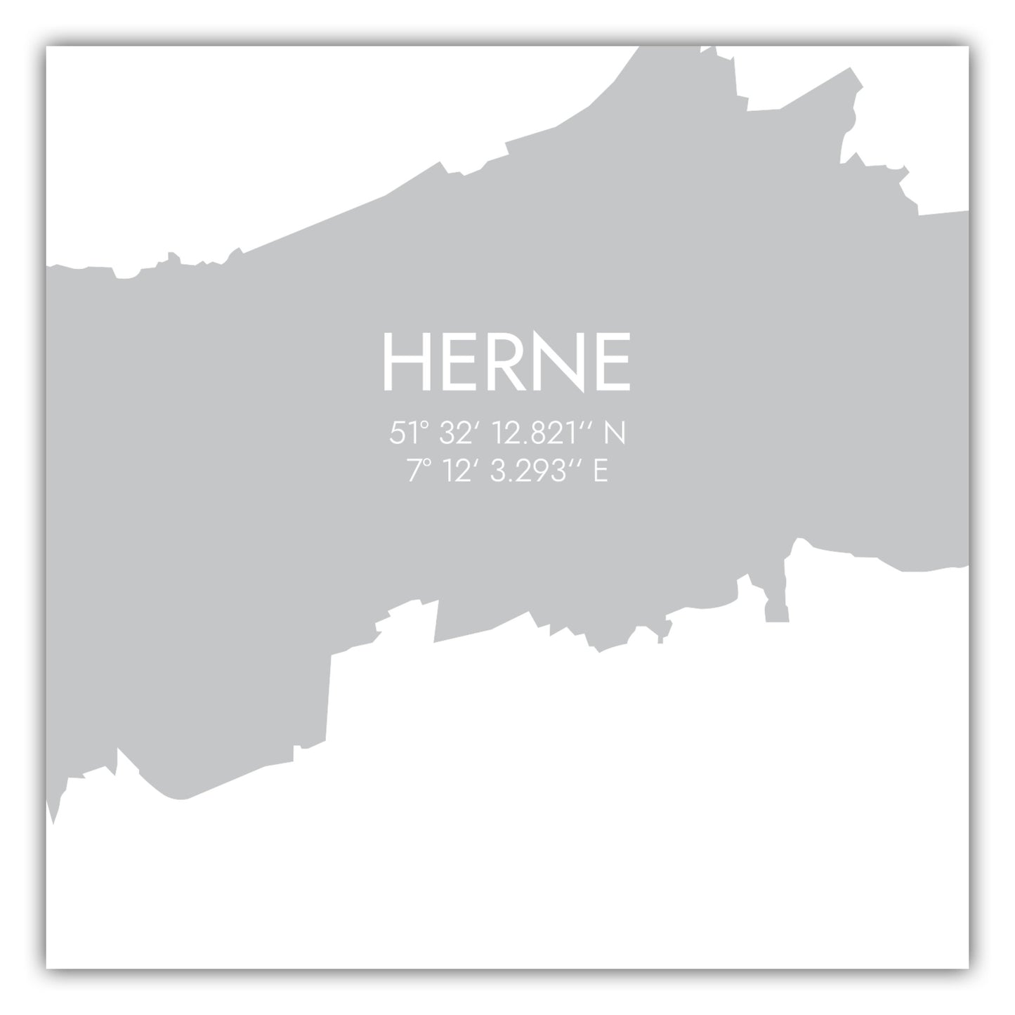 Poster Herne Koordinaten #5