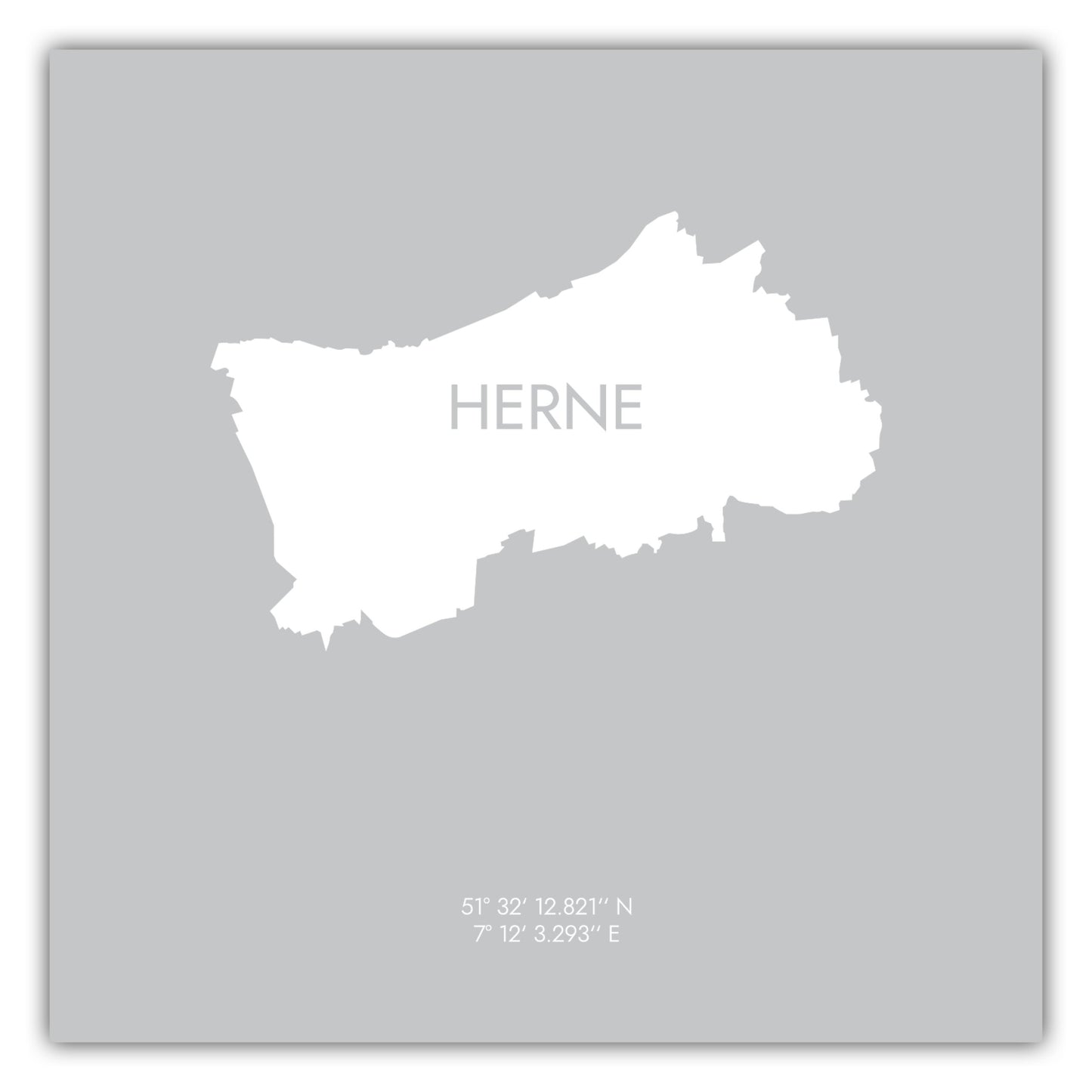 Poster Herne Koordinaten #6