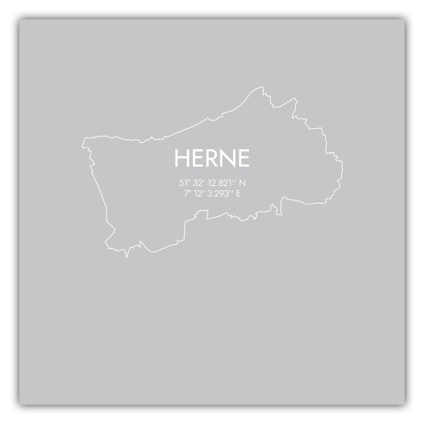 Poster Herne Koordinaten #7