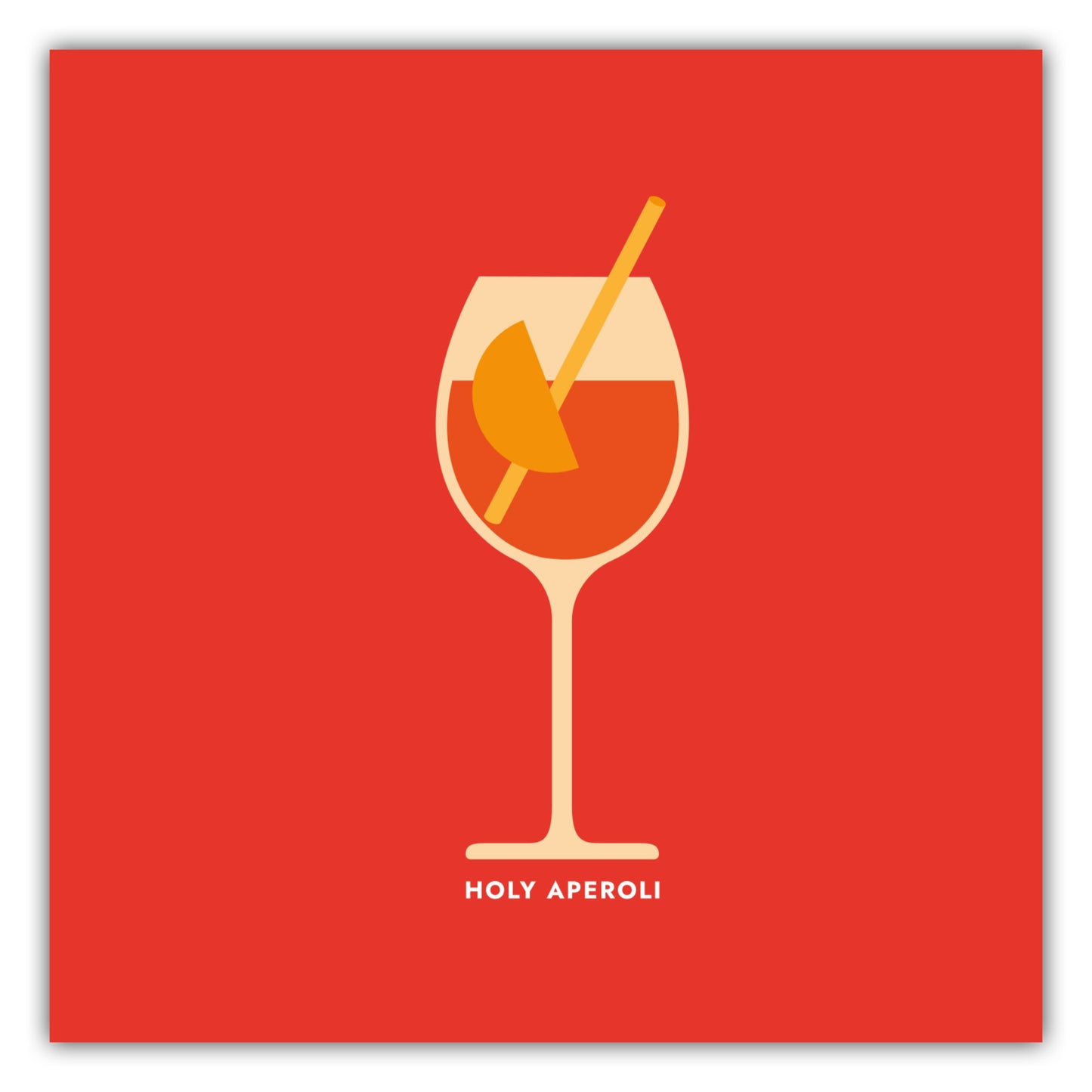 Poster Holy Aperoli - Glas