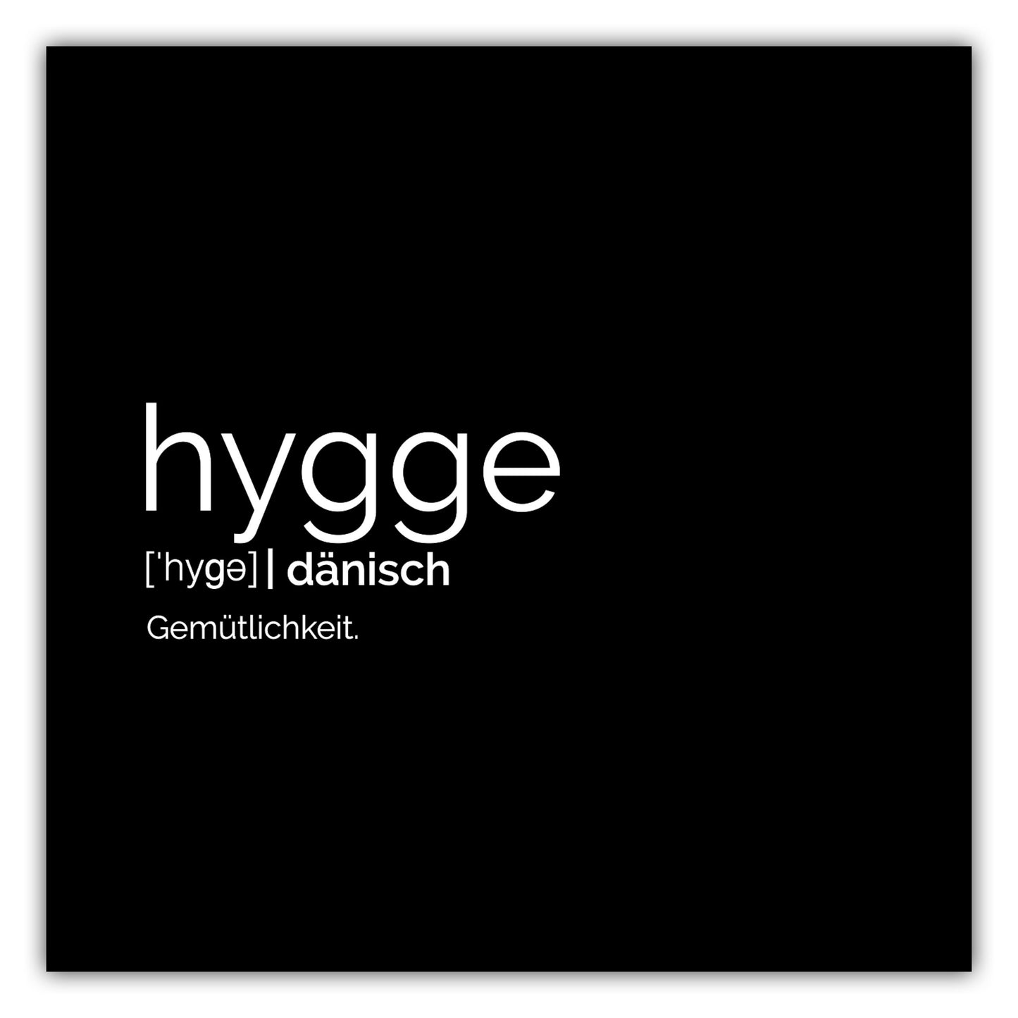 Poster Hygge