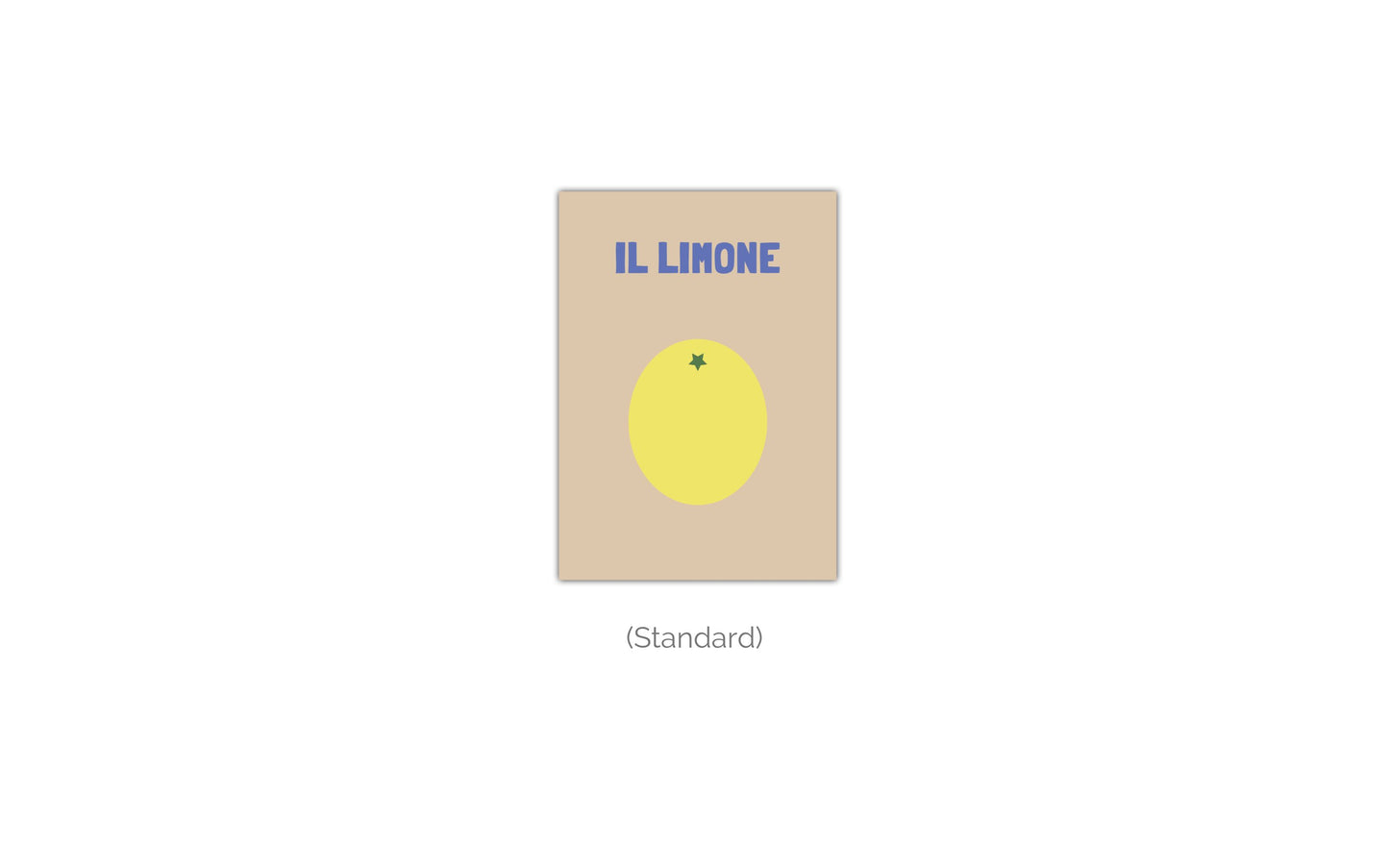 Poster Il Limone - Zitrone - La Dolce Vita Collection