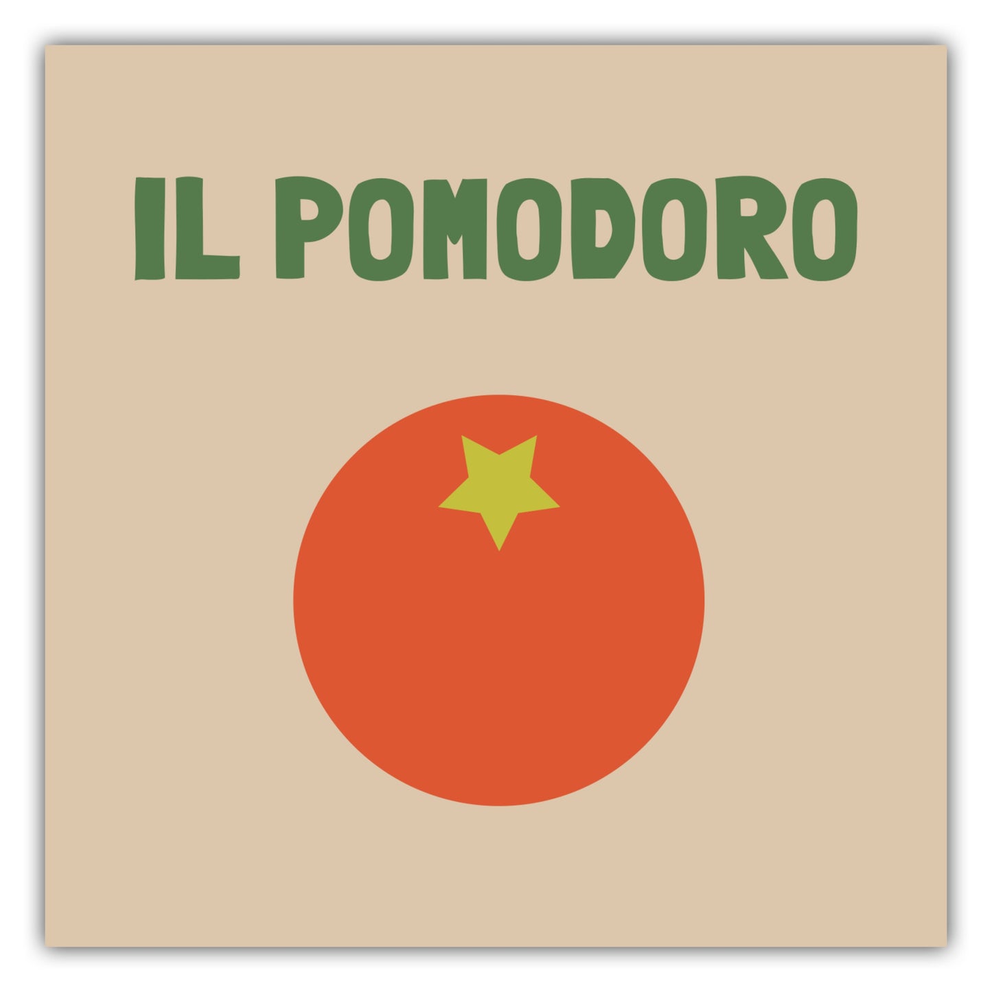 Poster Il Pomodoro - Tomate - La Dolce Vita Collection