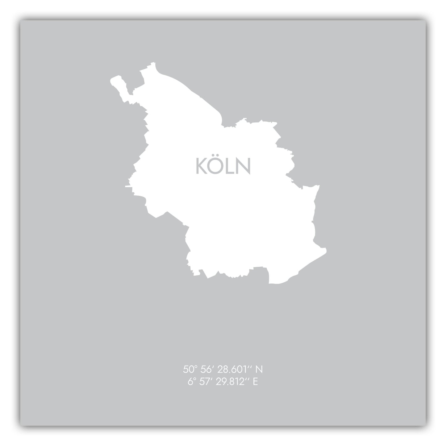 Poster Köln Koordinaten #6