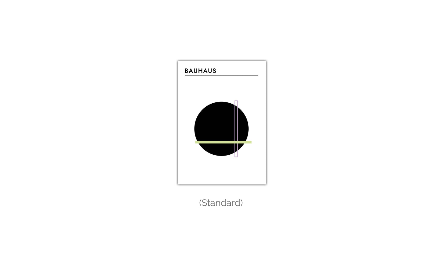 Poster Kunststil - Bauhaus