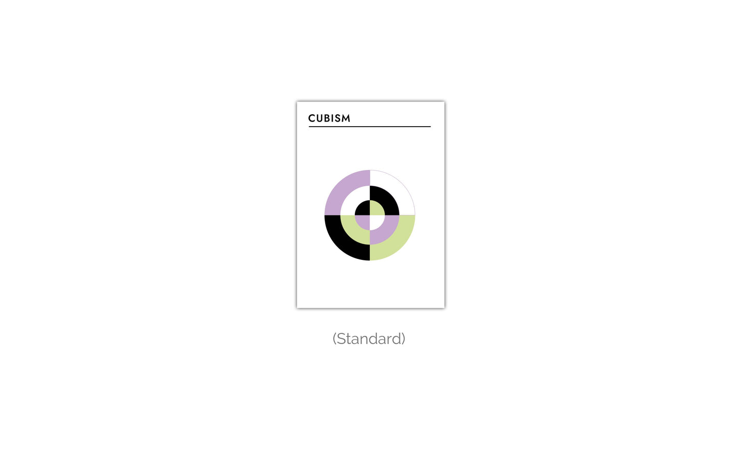 Poster Kunststil - Cubism
