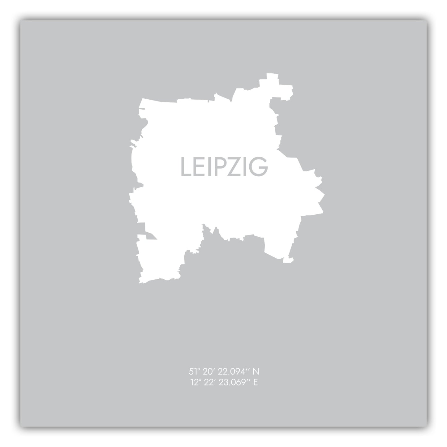 Poster Leipzig Koordinaten #6