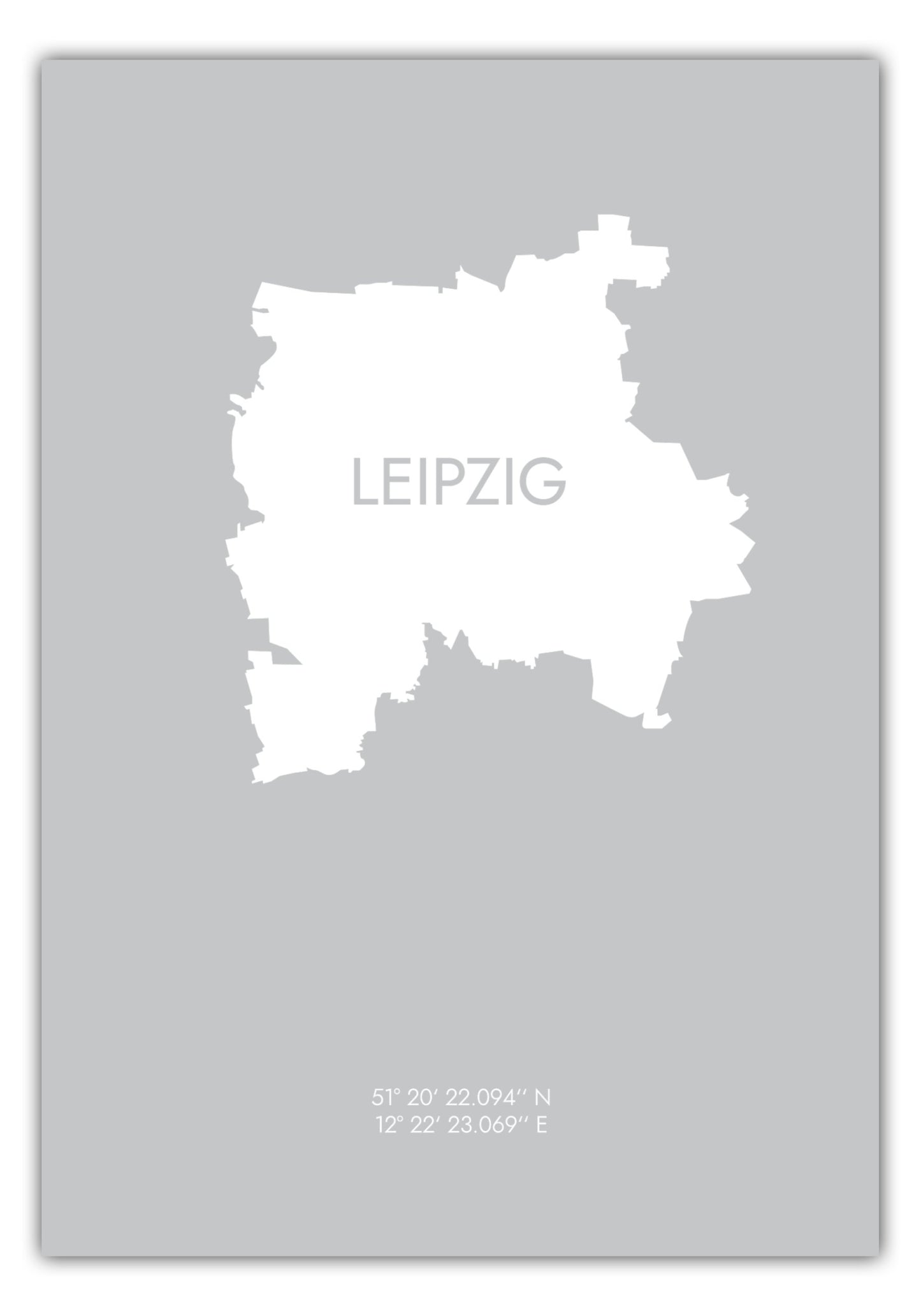 Poster Leipzig Koordinaten #6