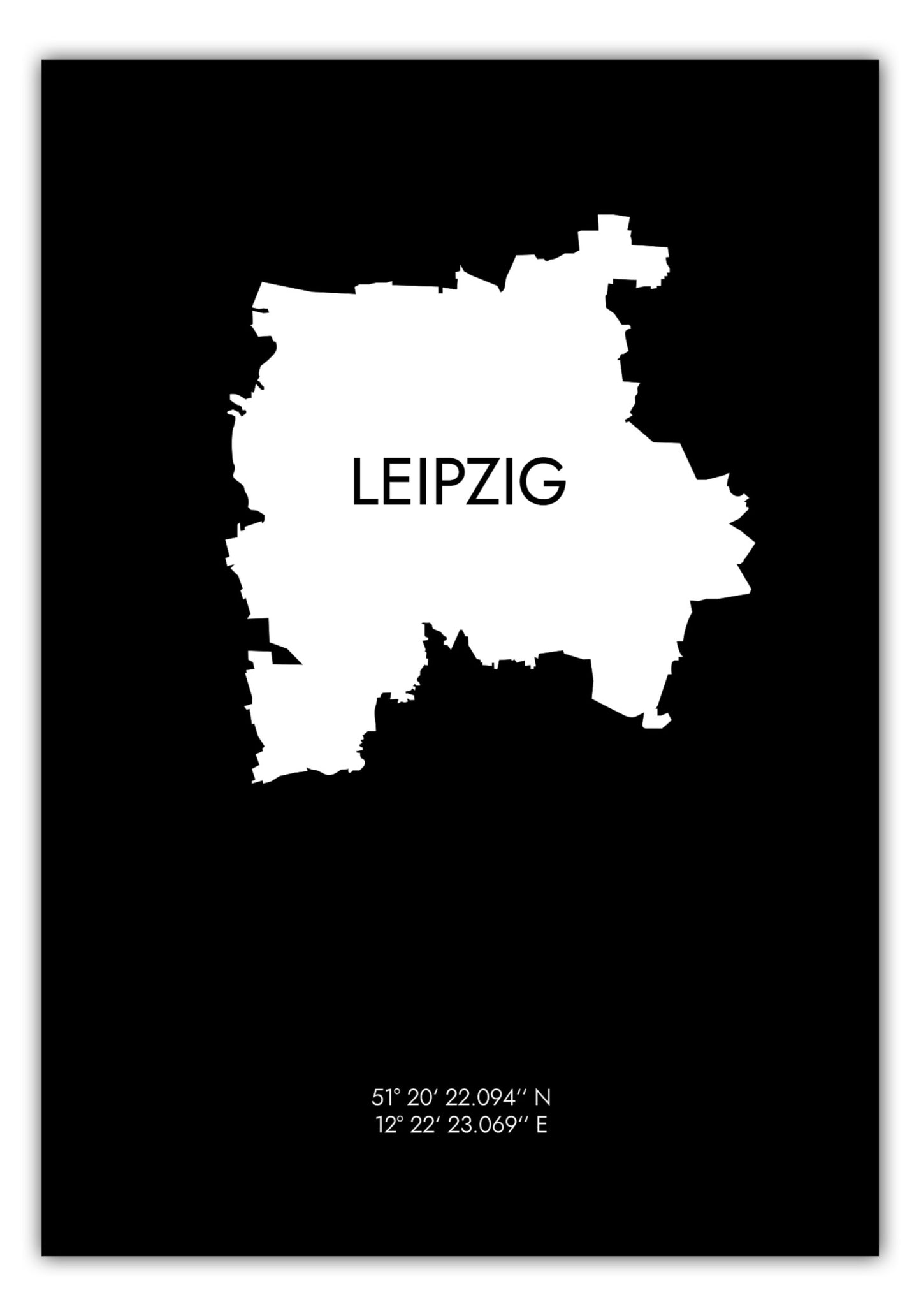 Poster Leipzig Koordinaten #6