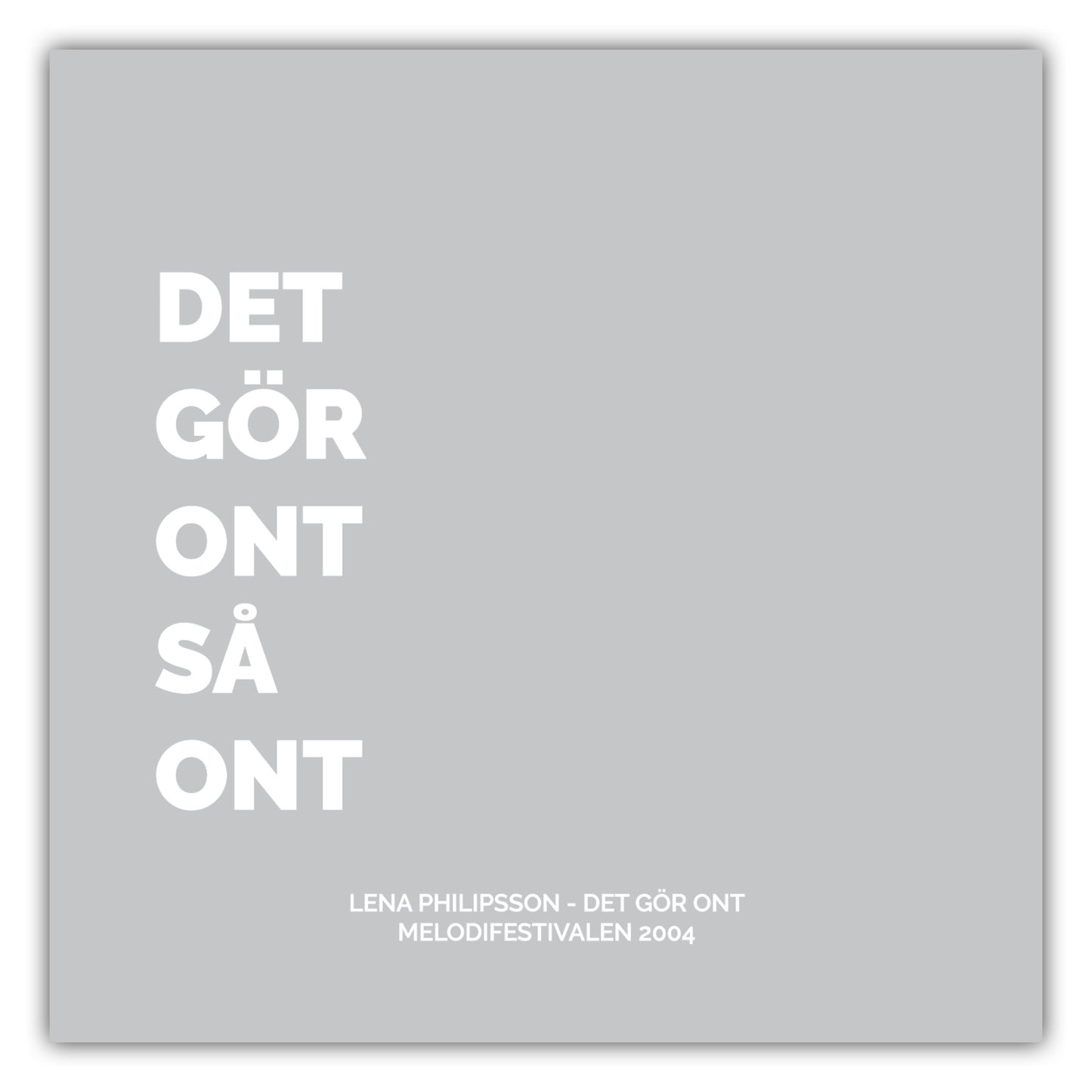 Poster Lena Philipsson - Det Gör Ont