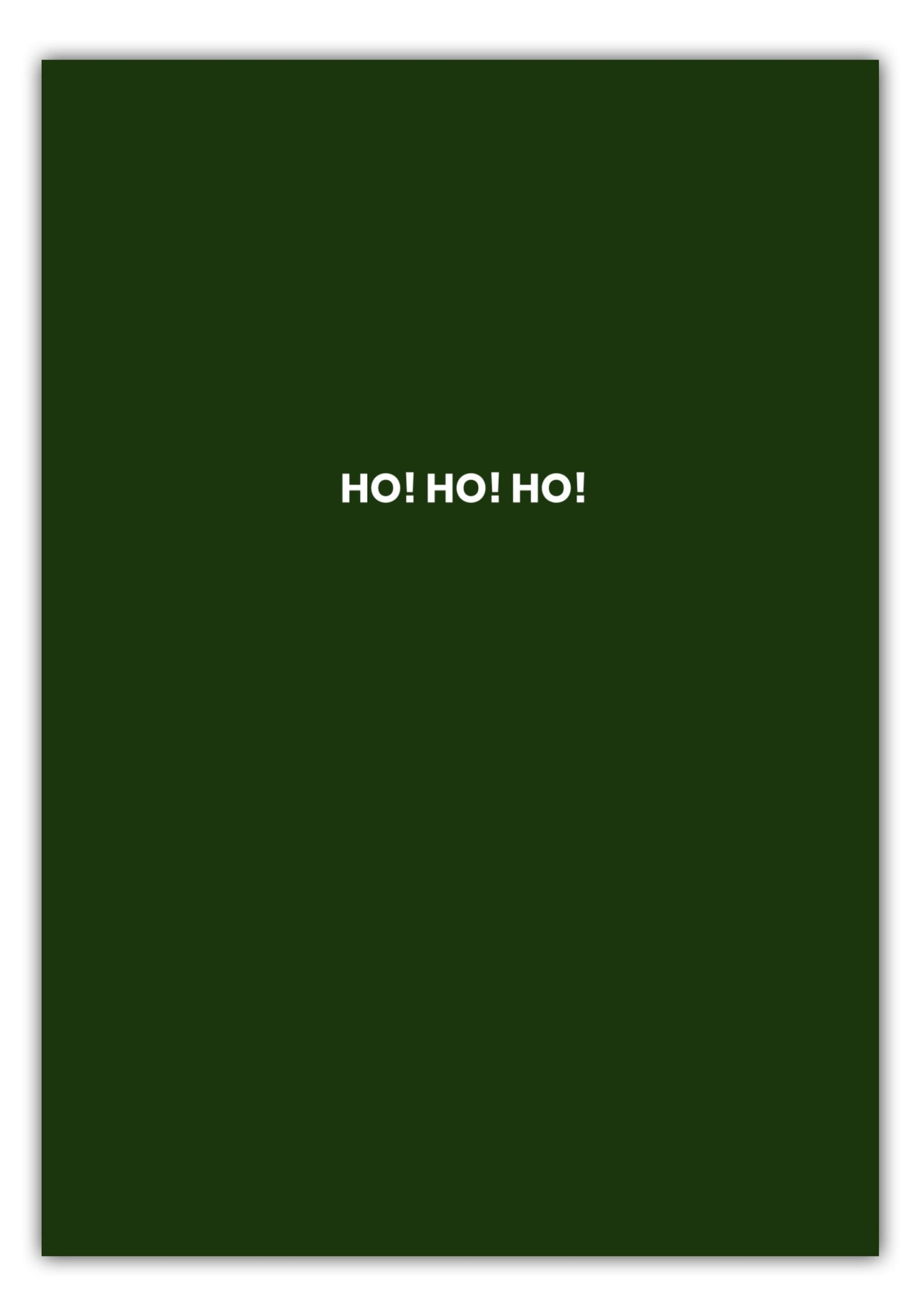 Poster Limited Edition: Ho Ho Ho #2