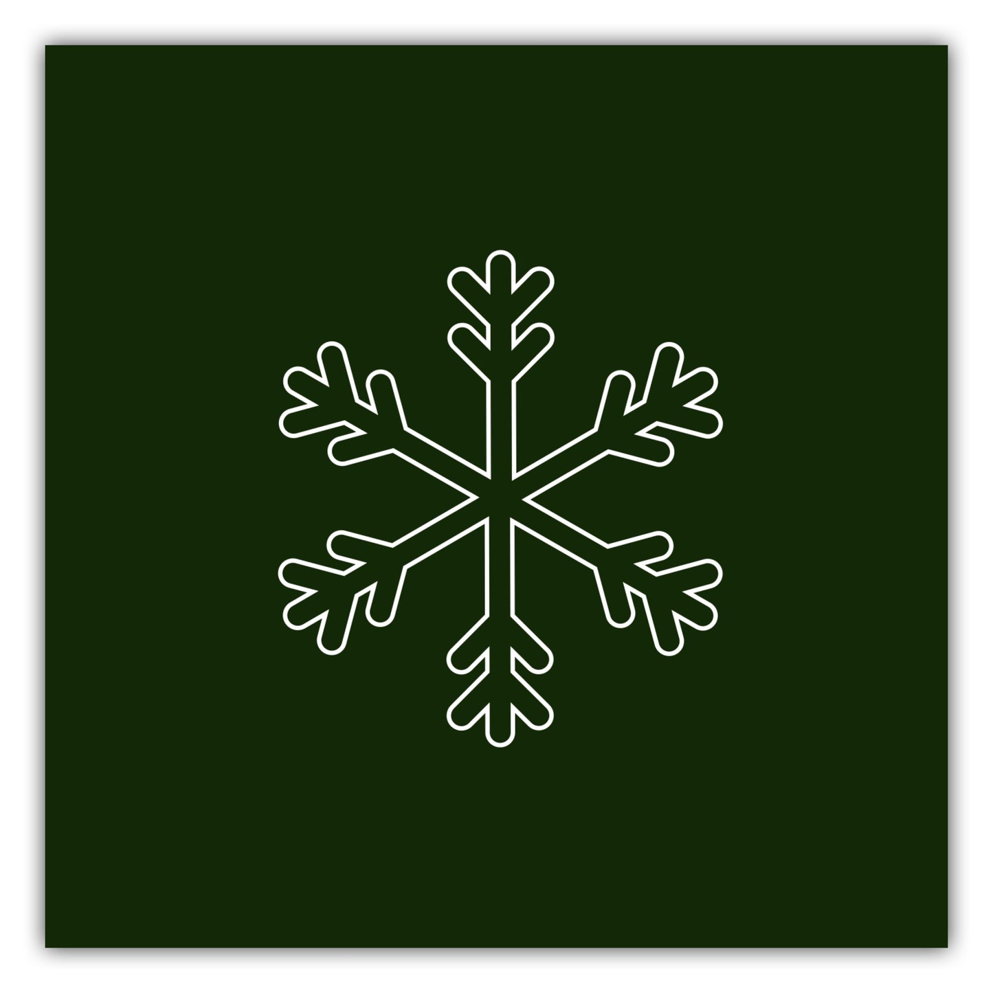 Poster Limited Edition: Schneeflocke #3