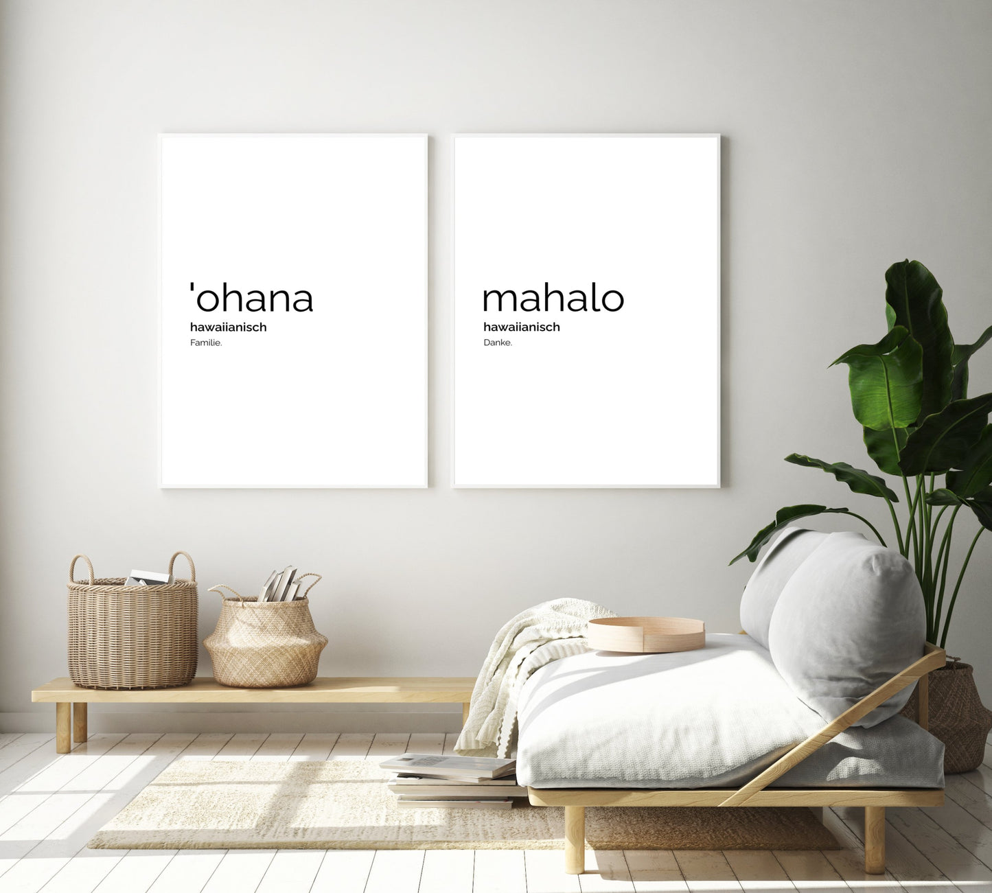 Poster Mahalo (Hawaiianisch: Danke)