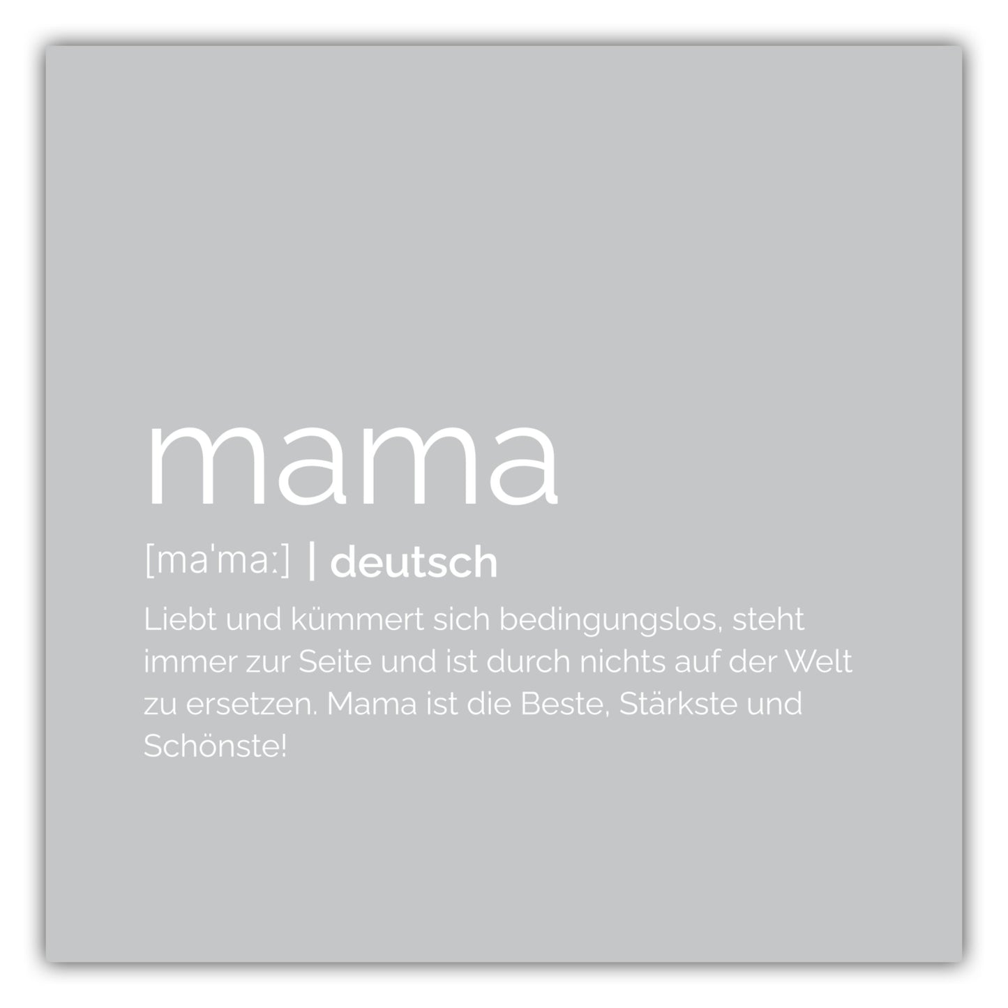 Poster Mama Definition