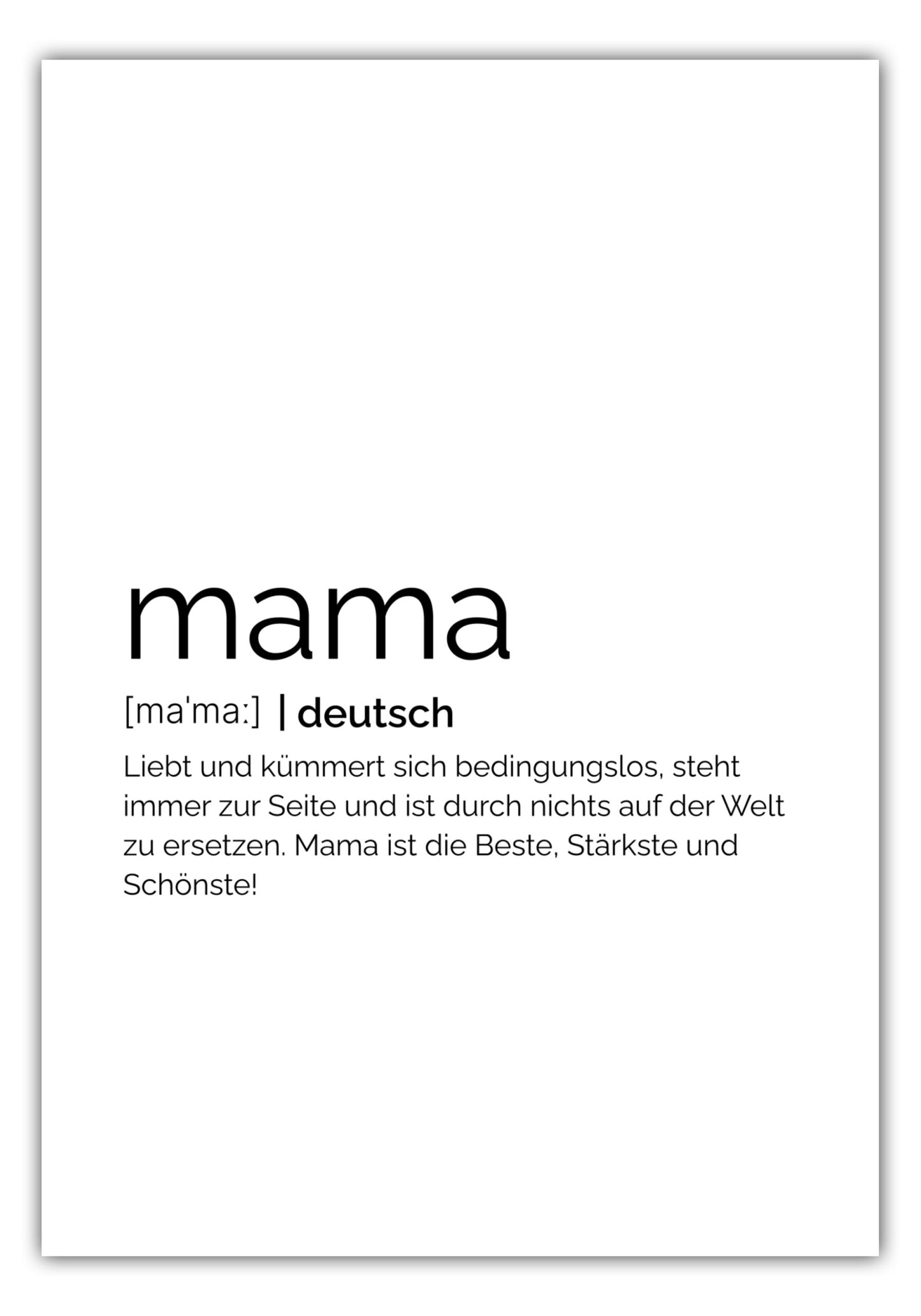 Poster Mama