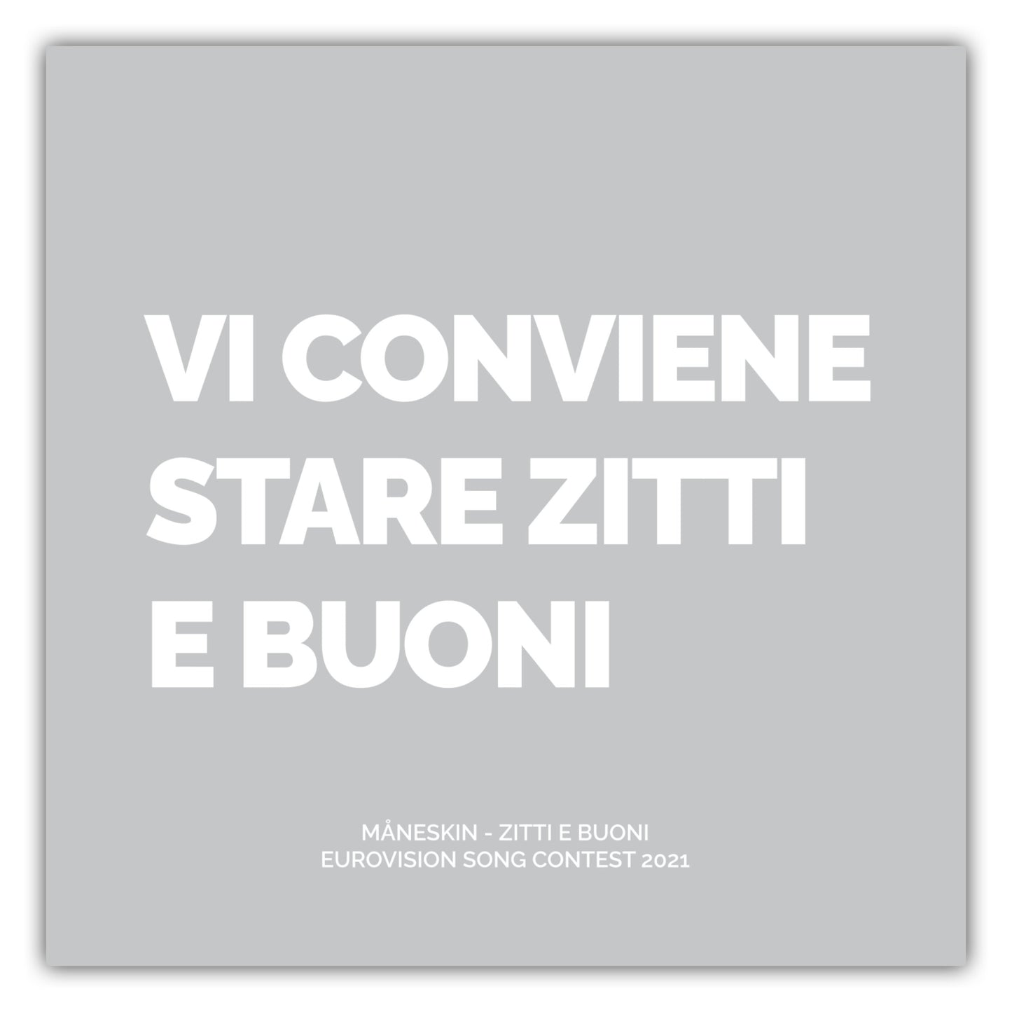 Poster Måneskin - Zitti E Buoni (2021) #2