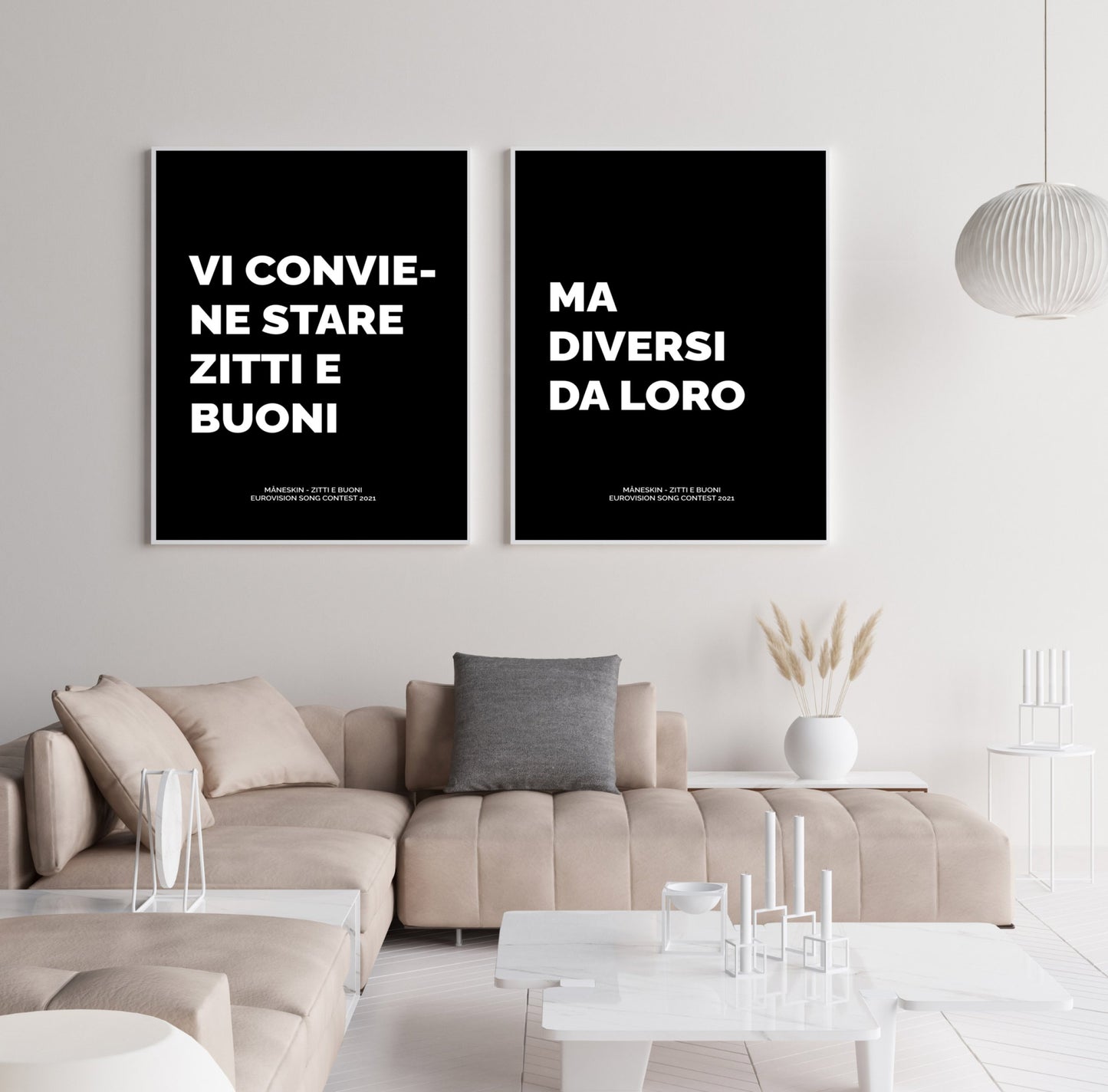 Poster Måneskin - Zitti E Buoni (2021)