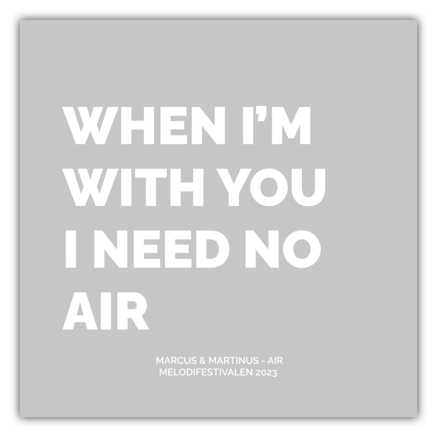 Poster Marcus & Martinus - Air