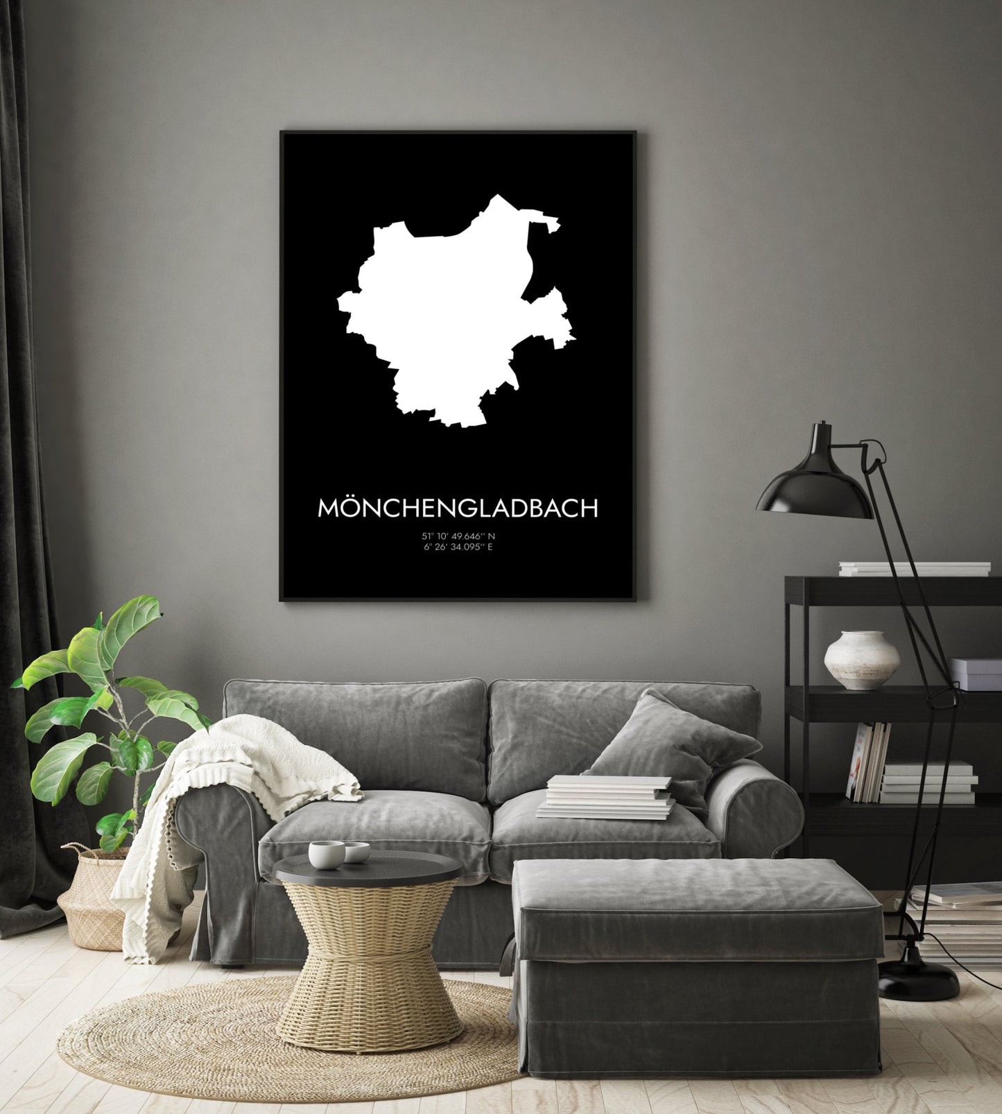 Poster Mönchengladbach Koordinaten #3