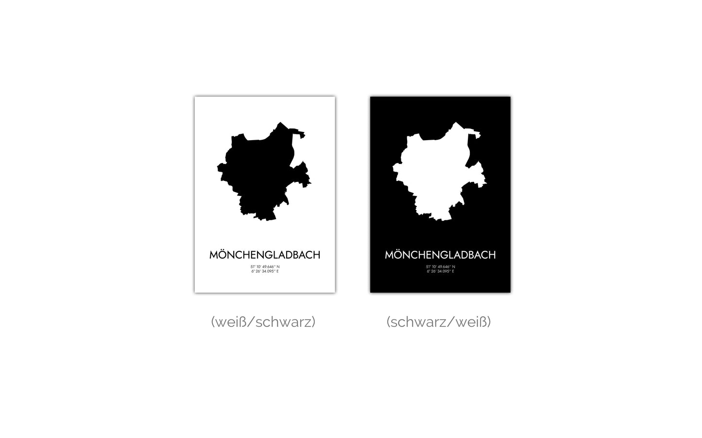Poster Mönchengladbach Koordinaten #3