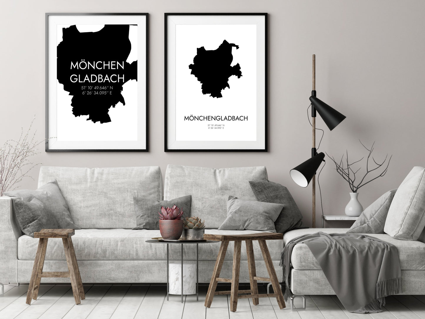 Poster Mönchengladbach Koordinaten #3