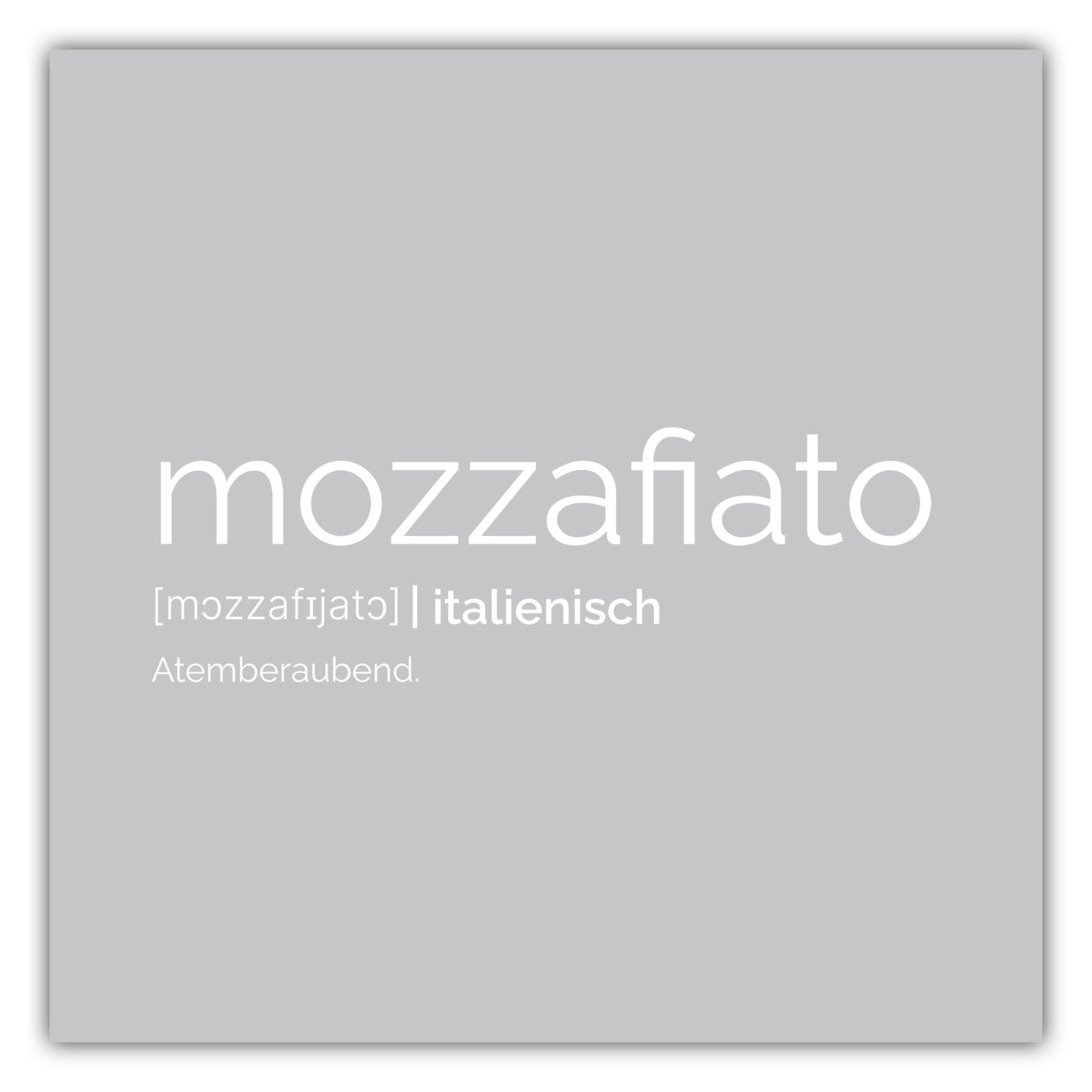 Poster Mozzafiato