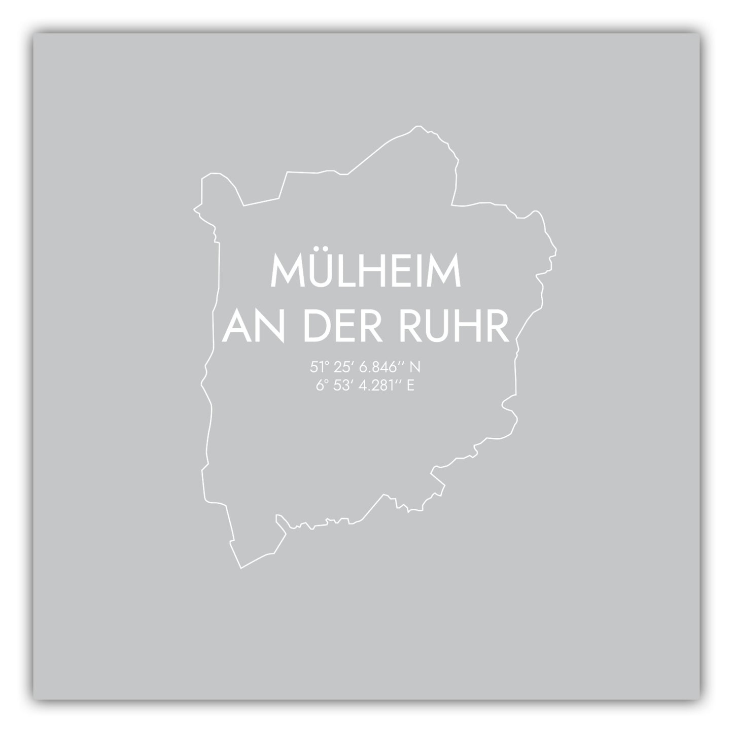 Poster Mülheim Koordinaten #7