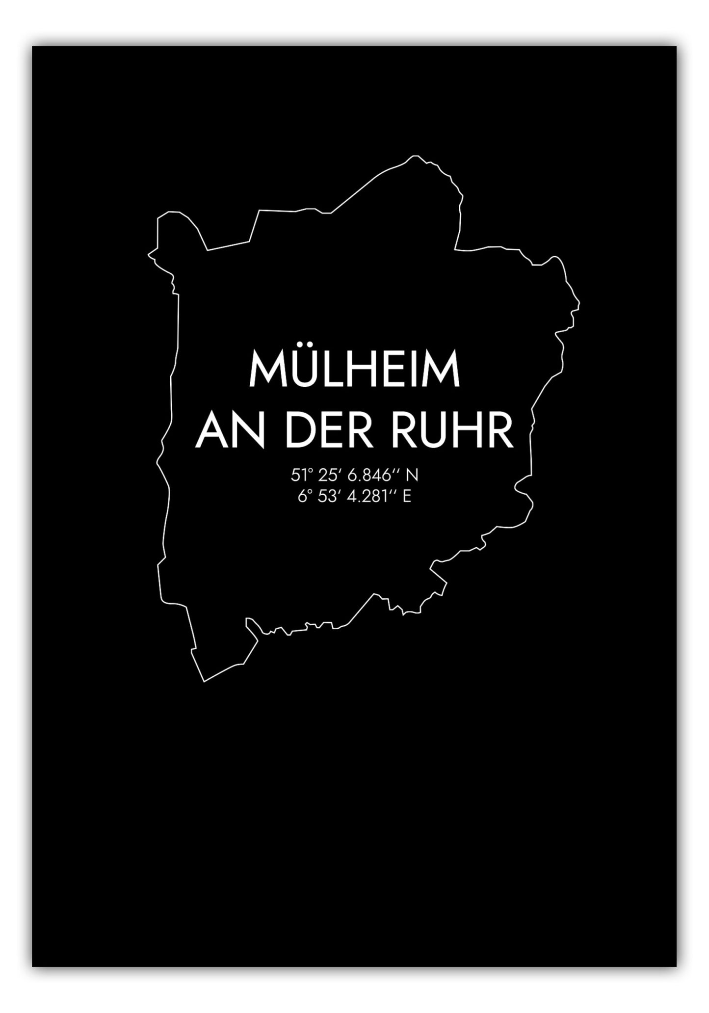 Poster Mülheim Koordinaten #7
