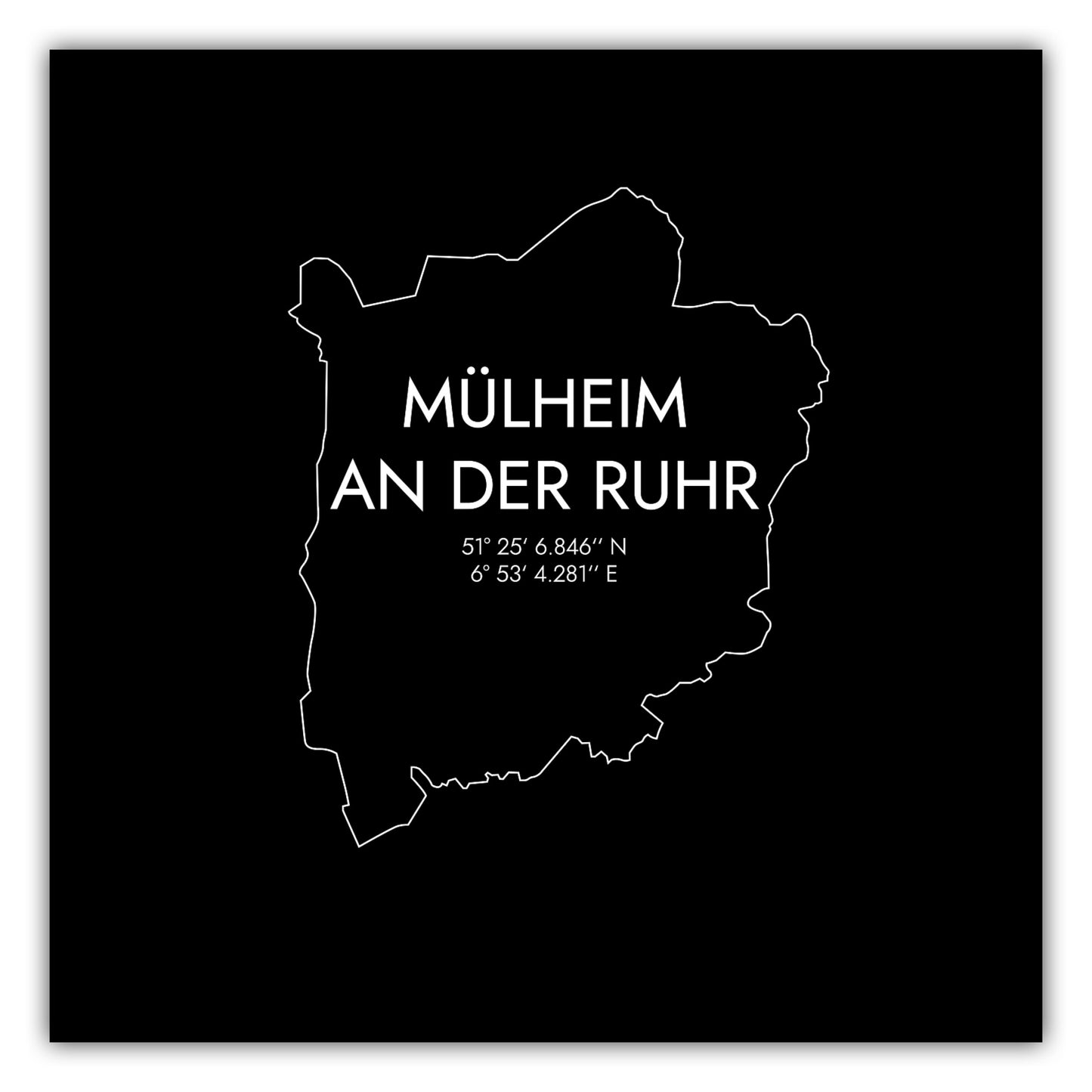 Poster Mülheim Koordinaten #7