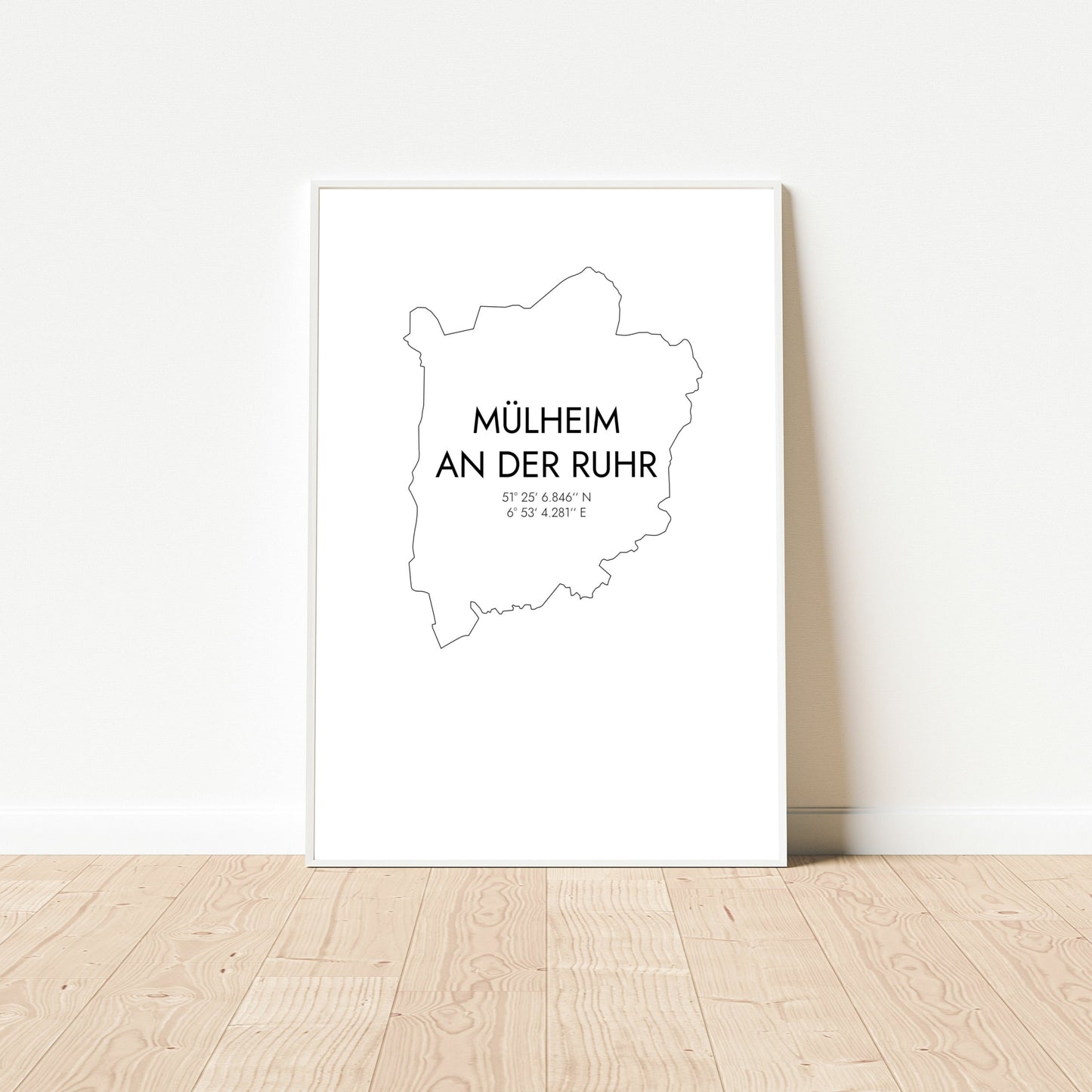 Poster Mülheim Koordinaten #7