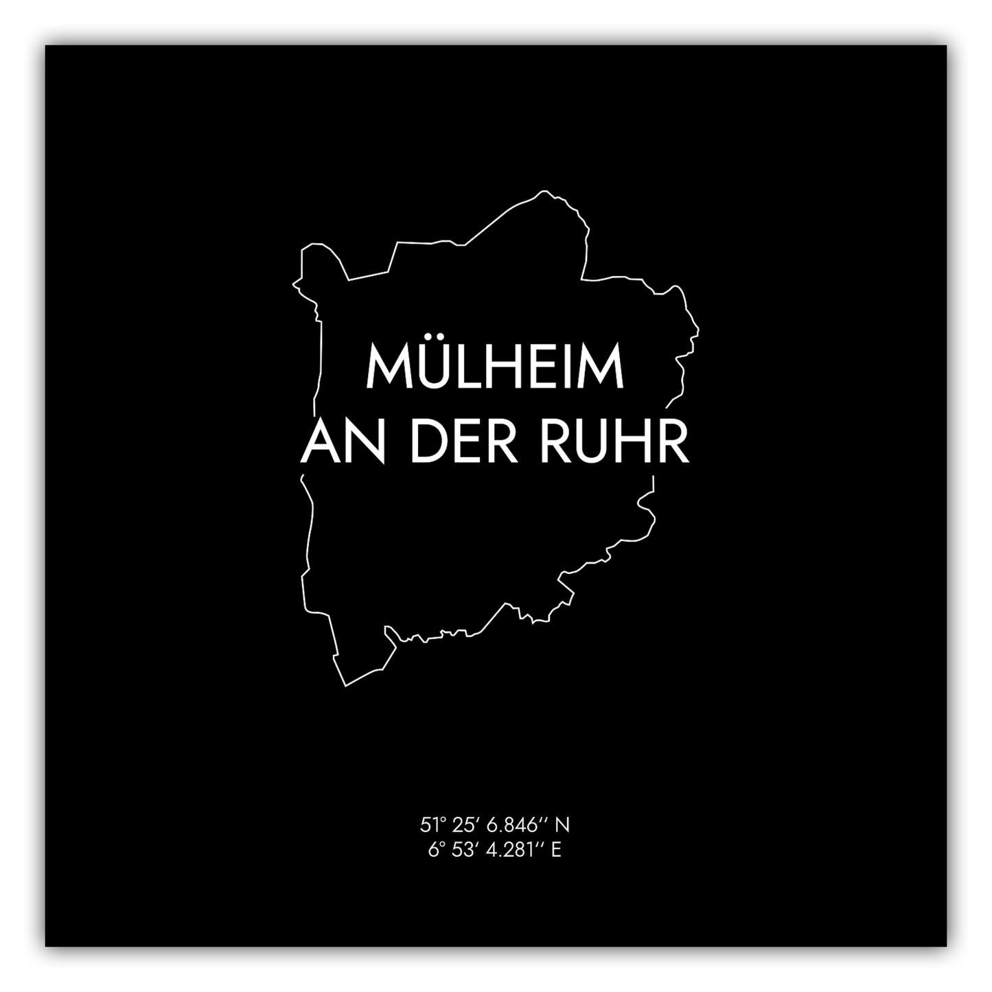 Poster Mülheim Koordinaten #8